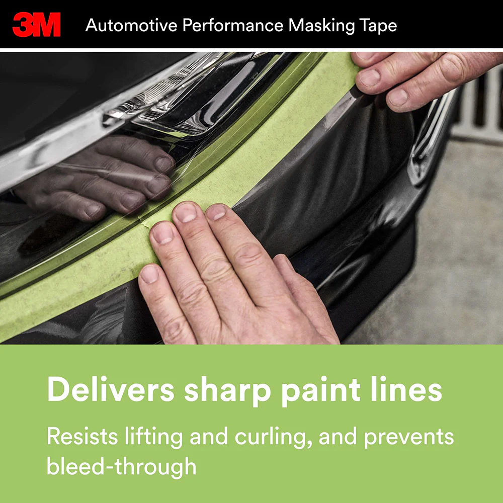 3M Automotive Performance Masking Tape, 03433 - 36mm x 32m - Image 5