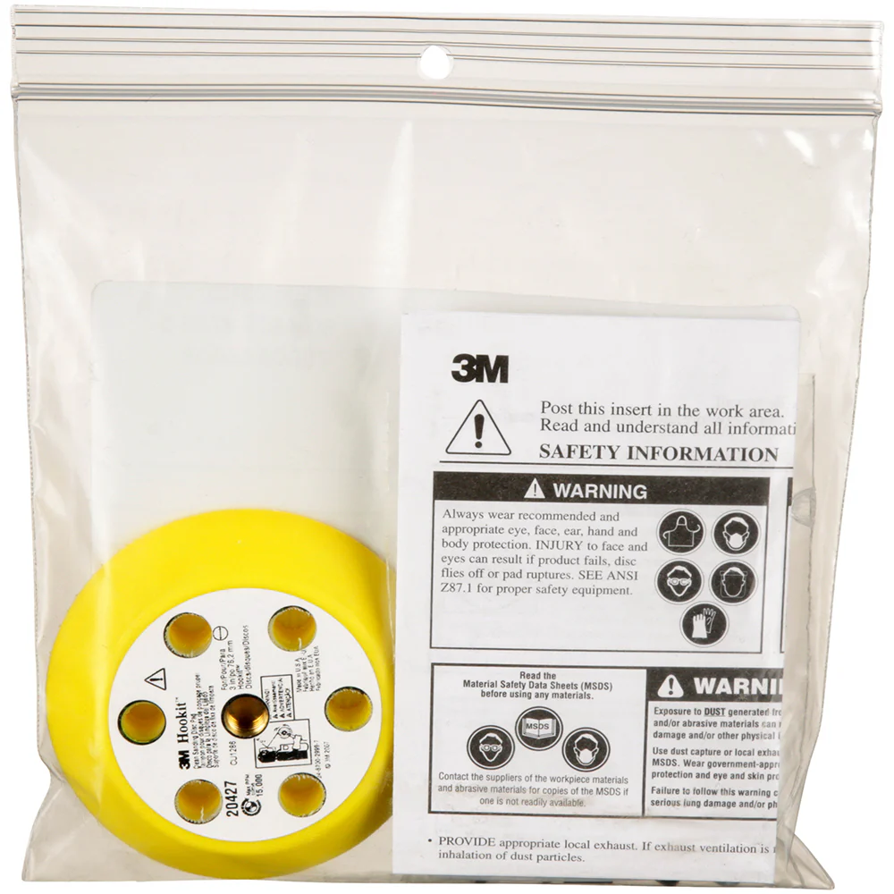 3M Clean Sanding Disc Pad Kit for Orbital/DA Polishers, 20427 - 3" - Image 7