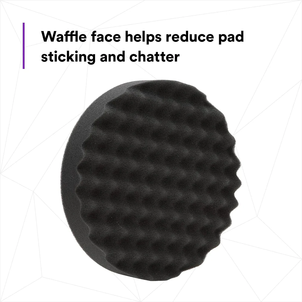 3M Perfect-It Foam Polishing Pad, 05738 - 8", Black - Image 4