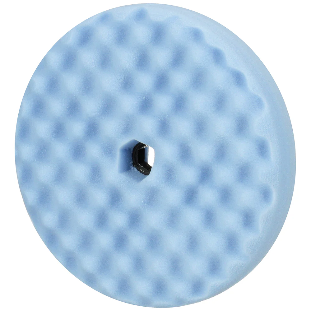 3M Perfect-It Foam Ultrafine Polishing Pad, 05708 - 8", Blue, Double Sided, Quick Connect - Image 4