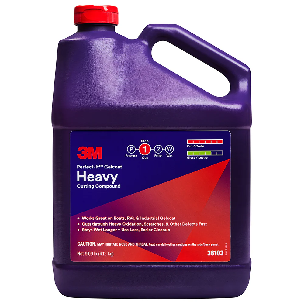 3M Perfect-It Gelcoat Heavy Cutting Compound, 36103 - 1 gal.
