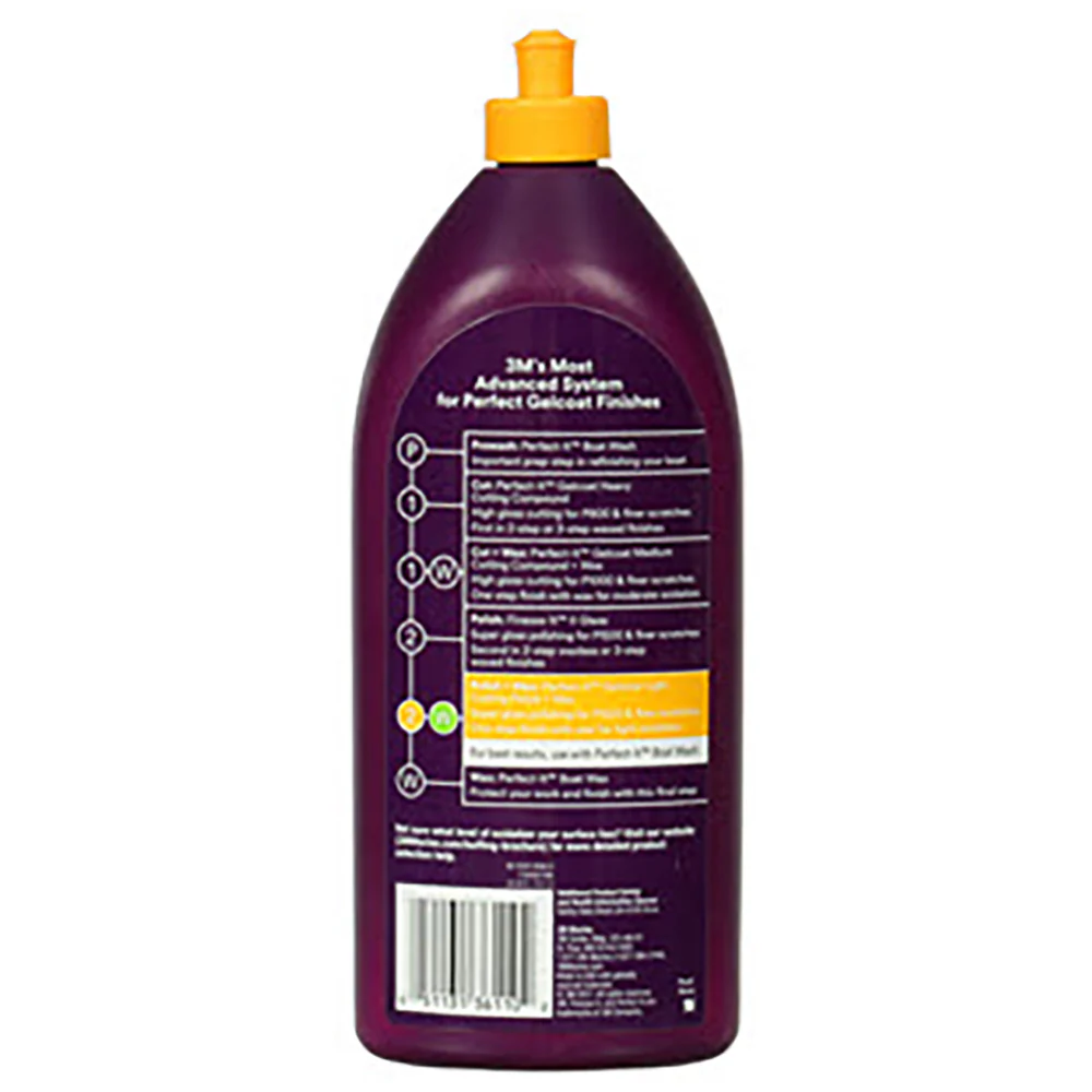 3M Perfect-It Gelcoat Light Cutting Polish + Wax, 36110 - 32 oz. - Image 5
