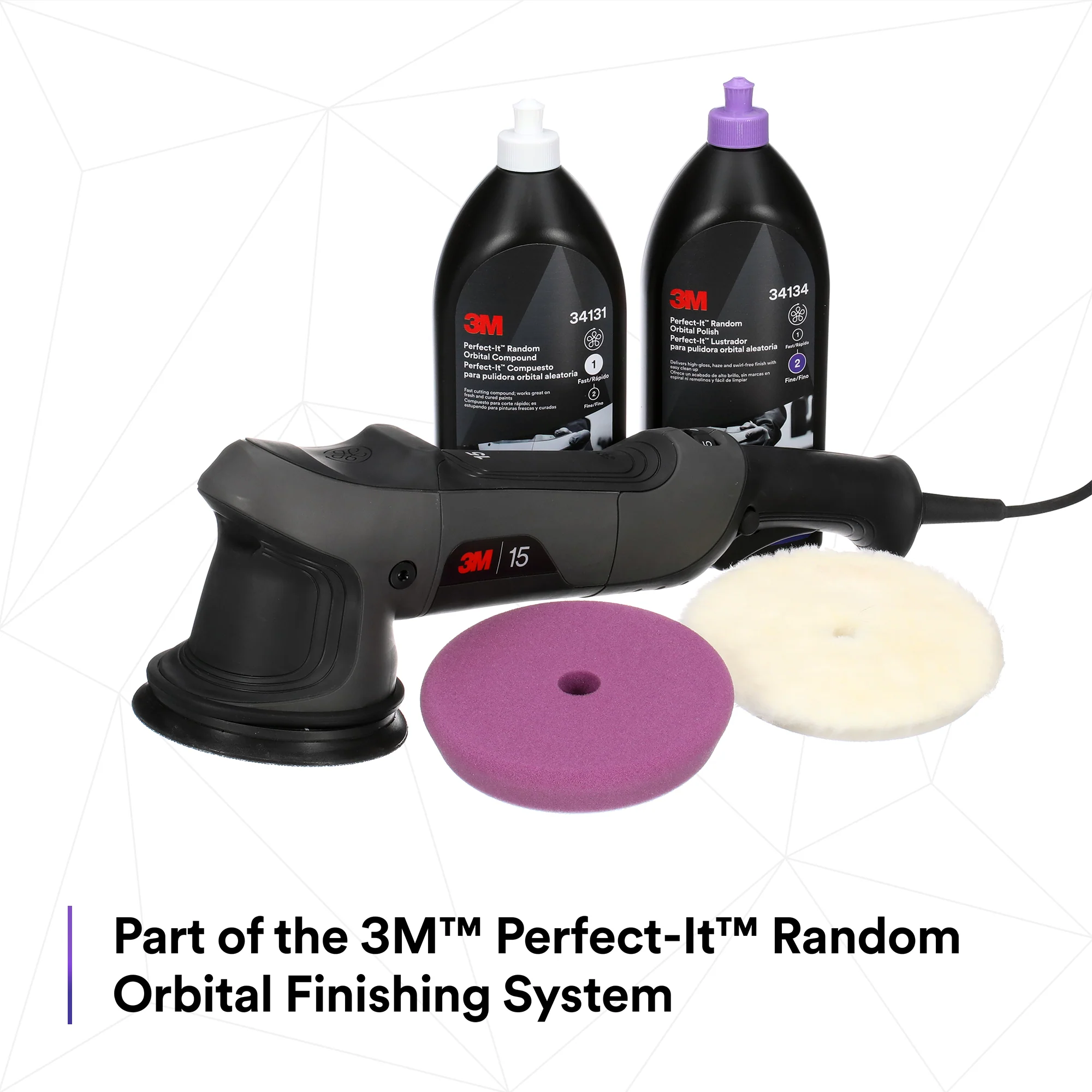 3M Perfect-It Random Orbital Foam Polishing Pad, 34127 - 6" Purple Foam (2 pack) - Image 17