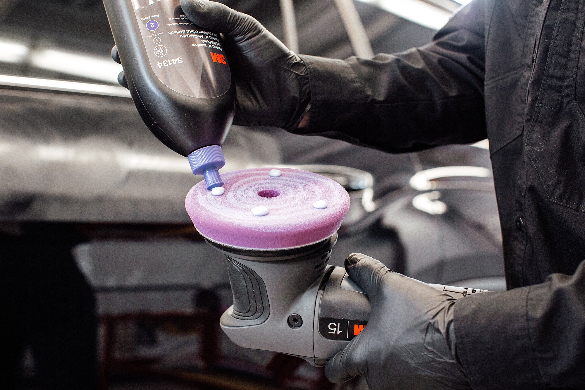 3M Perfect-It Random Orbital Polisher, 34100 - 15mm - Image 12