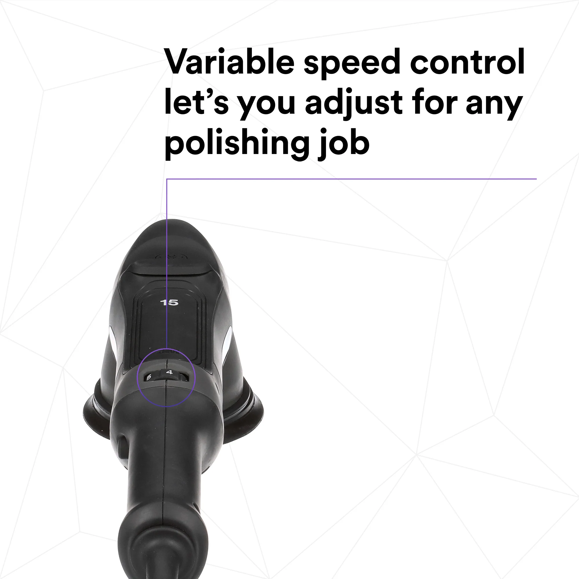 3M Perfect-It Random Orbital Polisher, 34100 - 15mm - Image 5