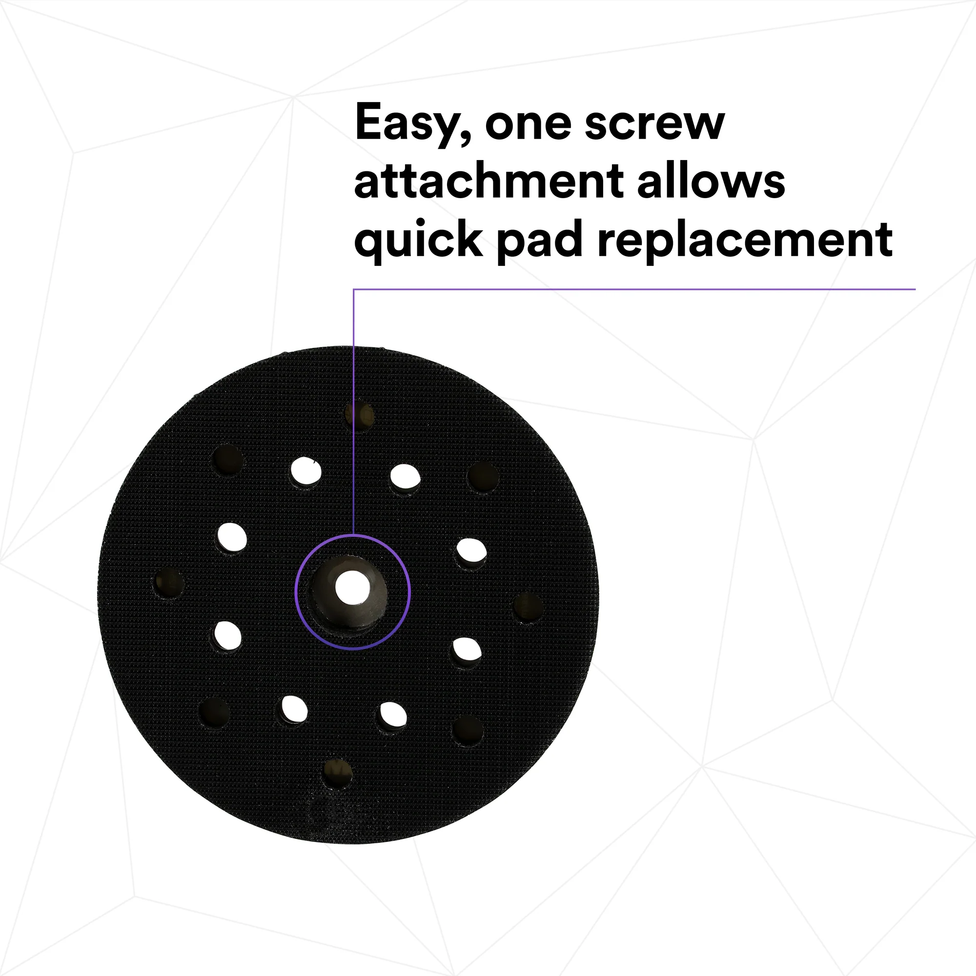 3M Perfect-It Random Orbital Polisher Back-up Pad, 34128 - 5" - Image 8