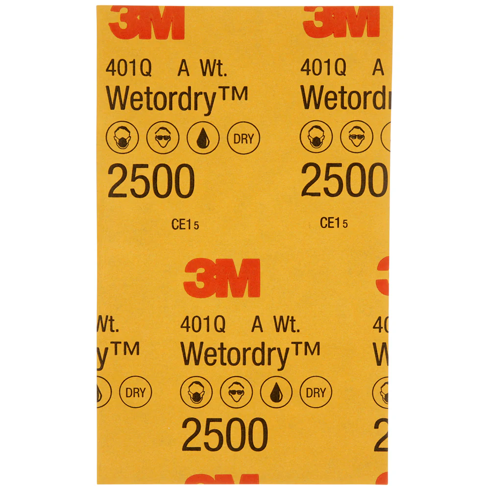 3M Wetordry Sandpaper, 02045 - 2500 grit, 5.5" x 9" (50 sheets) - Image 3
