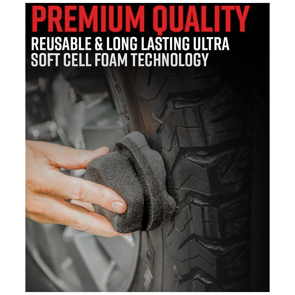 Adam's Hex-Grip Tire Dressing Applicator - Black - Image 2