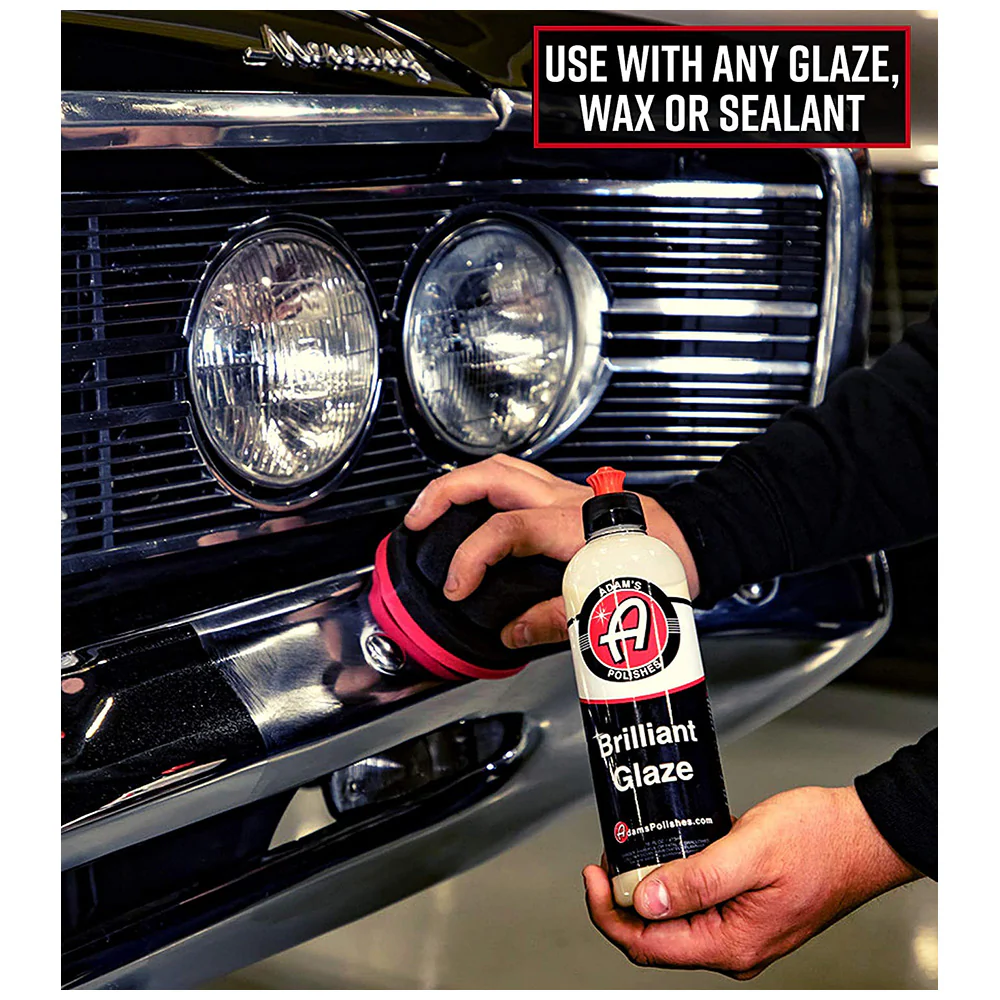 Adam's Hex-Grip Wax & Glaze Applicator - Red - Image 4