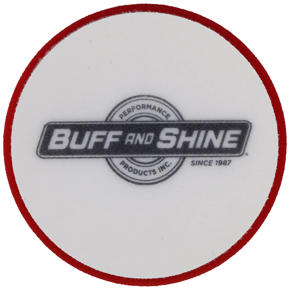 Buff and Shine Orbital/DA Foam Final Finishing Pad - 5", Red - Image 2