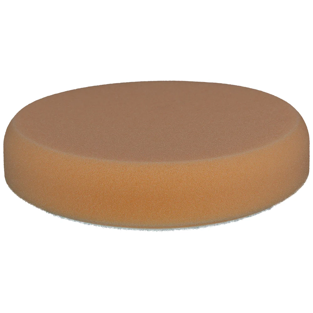 Buff and Shine Orbital/DA Foam Medium Cutting Pad - 6", Orange - Image 3