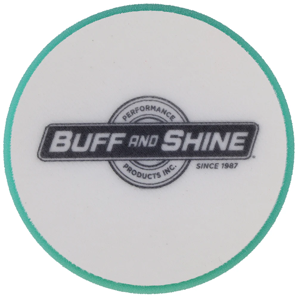 Buff and Shine Orbital/DA Foam Polishing Pad - 6", Green - Image 2