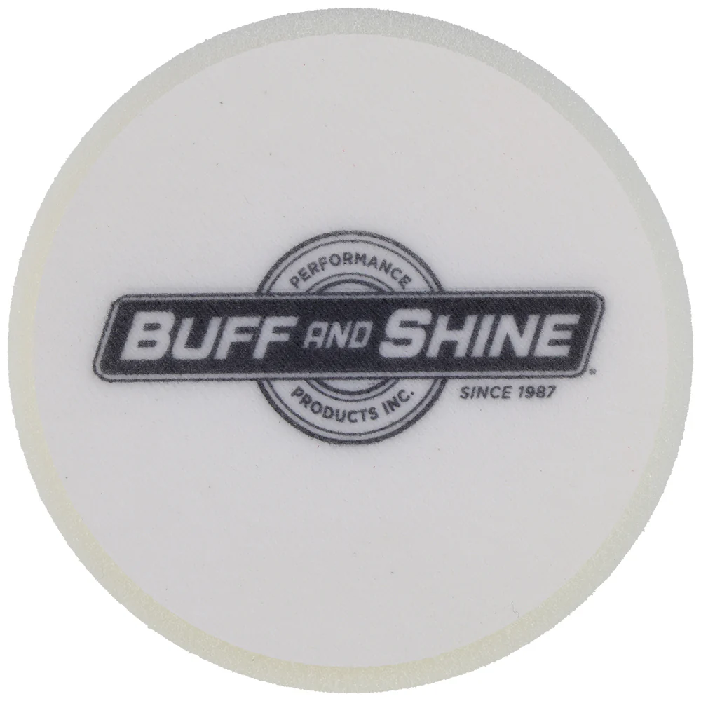 Buff and Shine Orbital/DA Foam Ultra Finishing Pad - 4", White (2 pack) - Image 2
