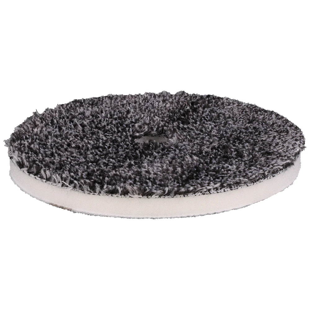 Buff and Shine Uro-Fiber Microfiber Cutting Pad - 5", Black/White