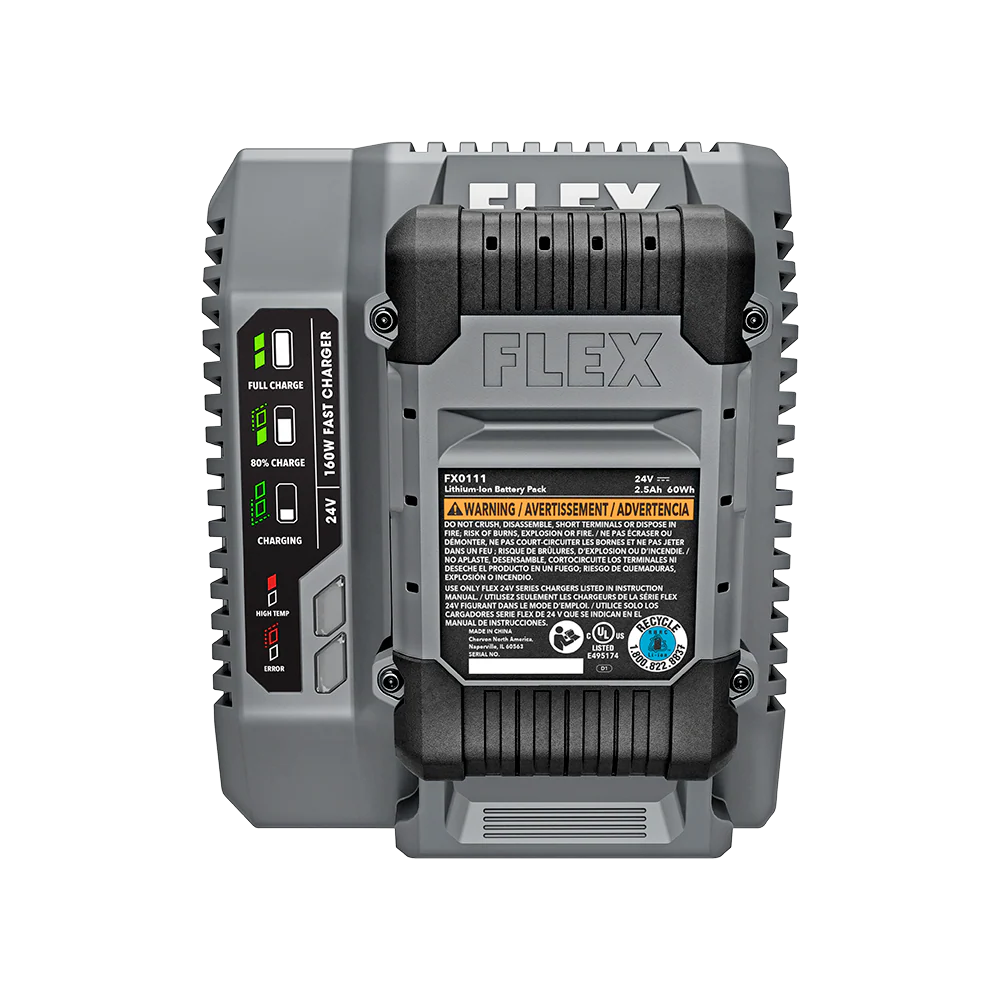 FLEX 24V 160W Fast Charger, FX0411-Z - Image 3