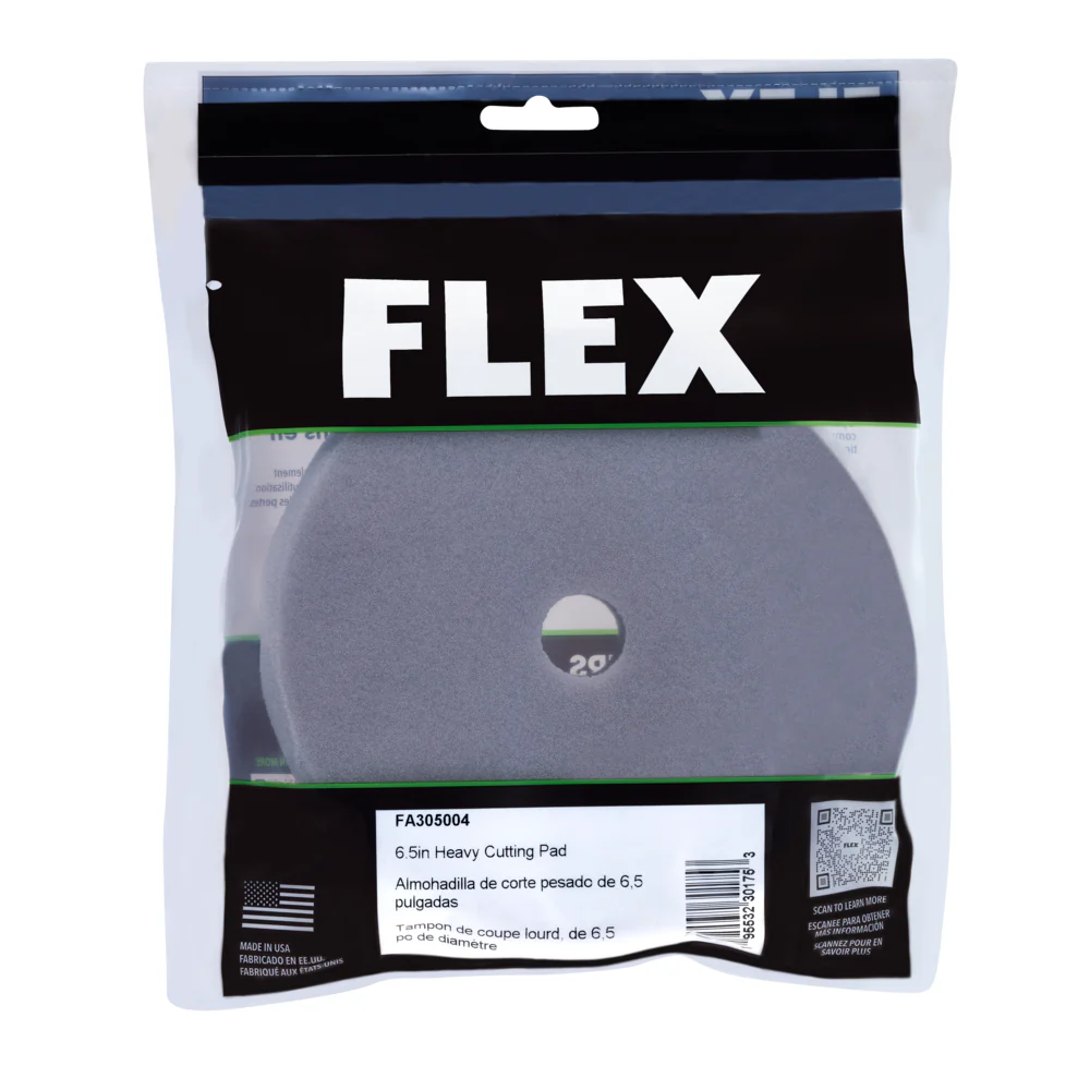 FLEX Foam Heavy Cutting Pad - 6.5", Gray - Image 4