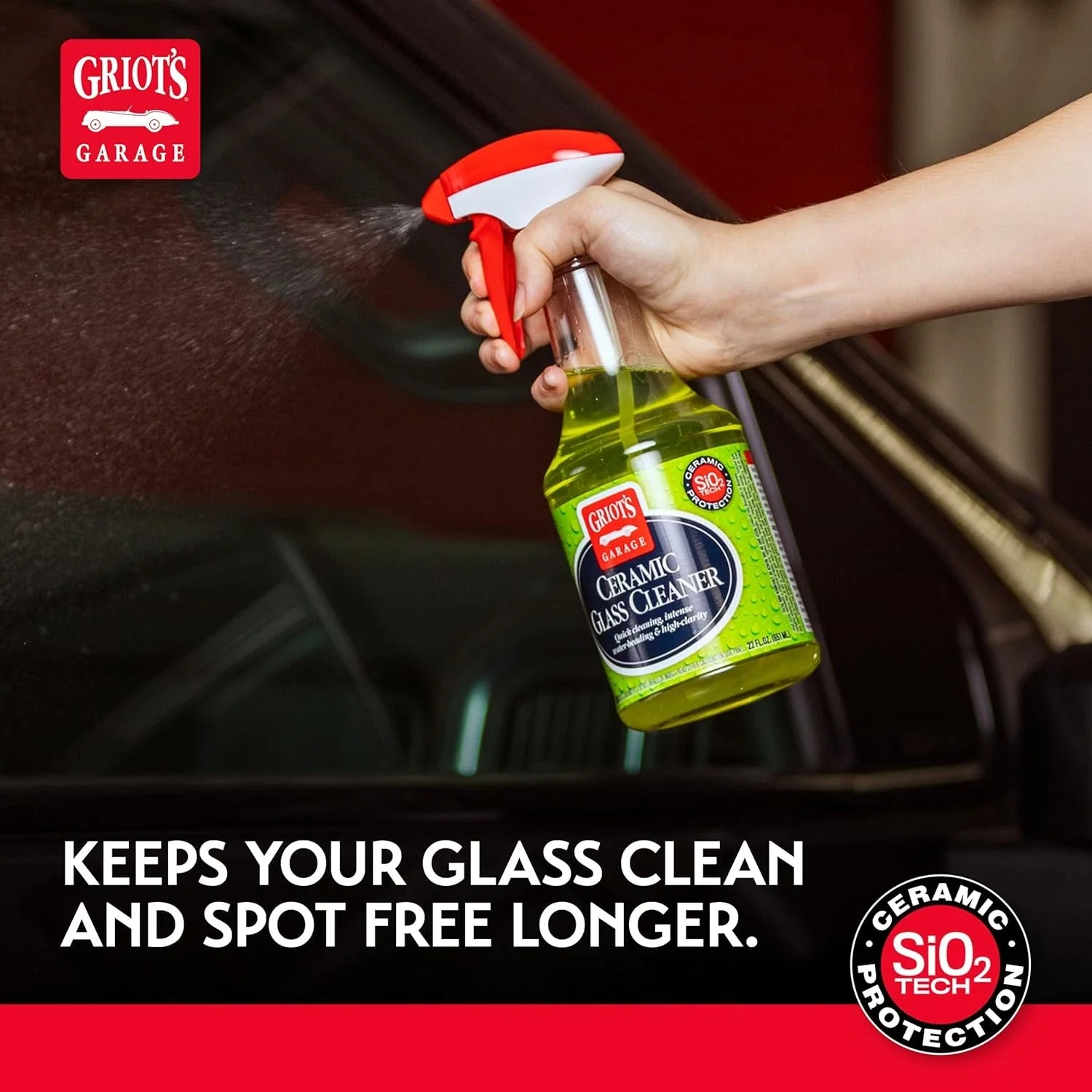 Griot's Garage Ceramic Glass Cleaner - 22 oz. - Image 3
