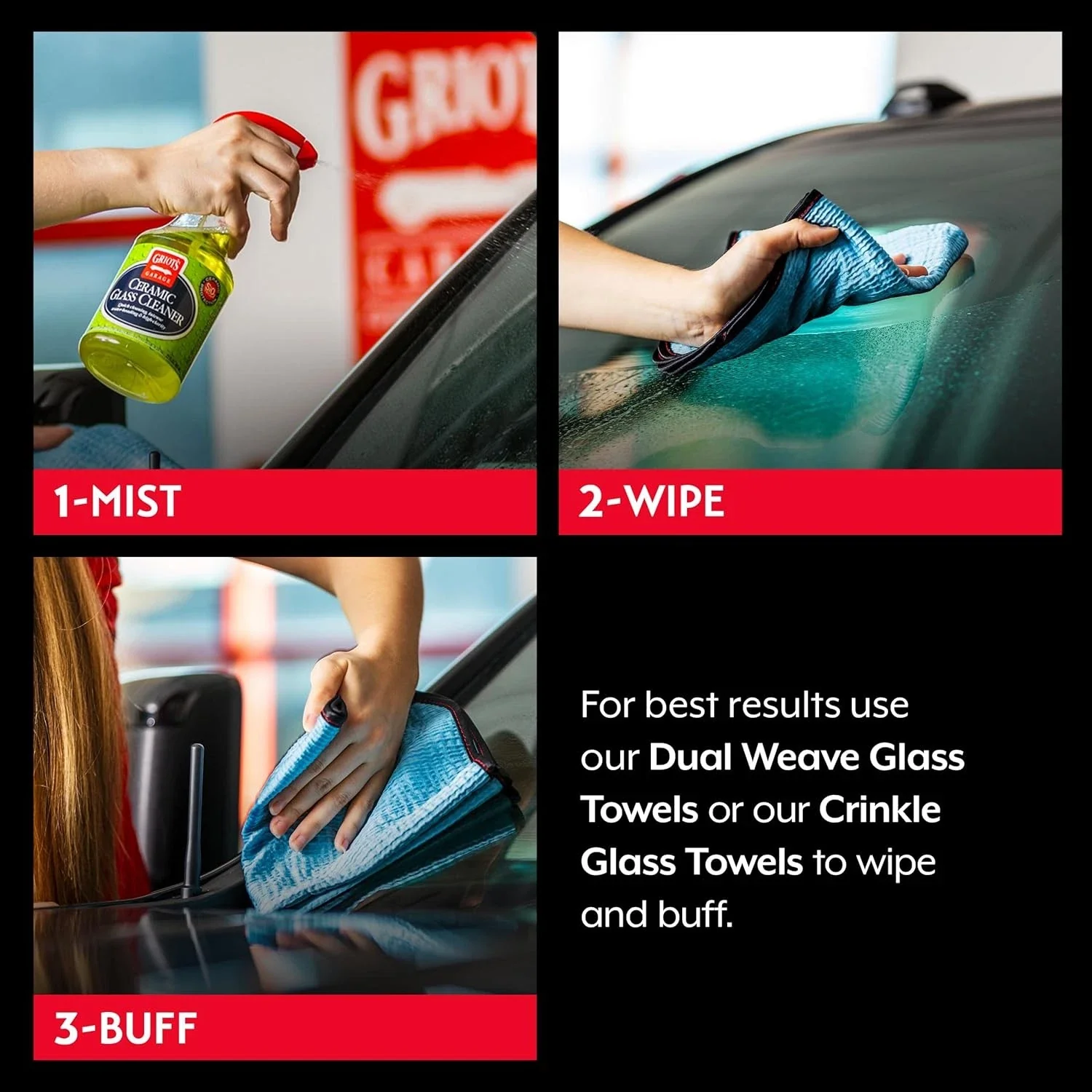 Griot's Garage Ceramic Glass Cleaner - 22 oz. - Image 4