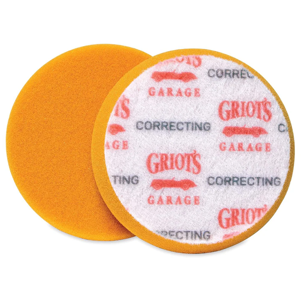 Griot's Garage Foam Correcting Pad - 3", Orange (3 pack) - Image 2
