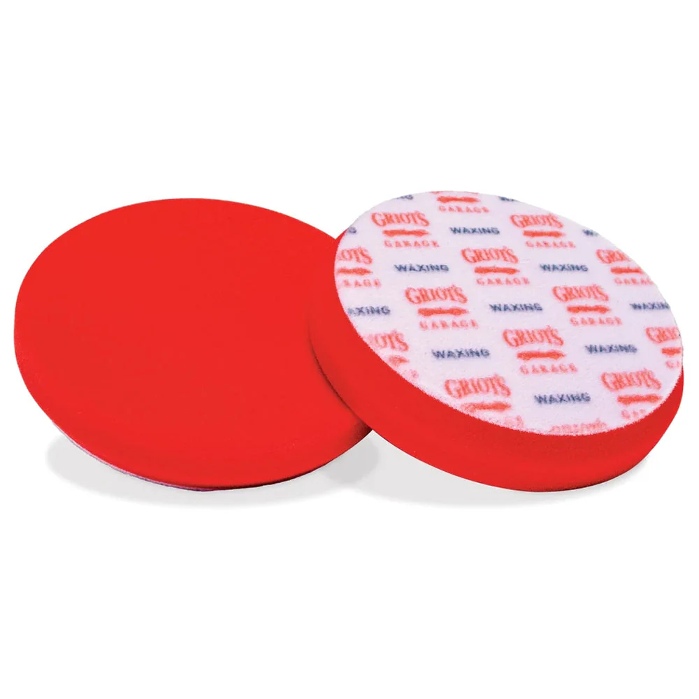 Griot's Garage Foam Waxing Pads - 6.5", Red (2 pack)