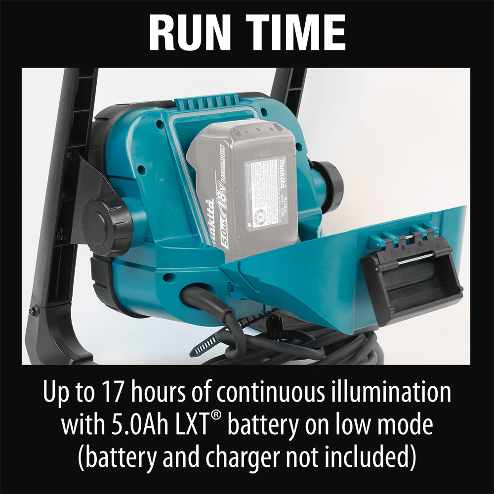 Makita 18V LXT Lithium-Ion Cordless/Corded 20 LED Work Light (Light Only) - Image 4