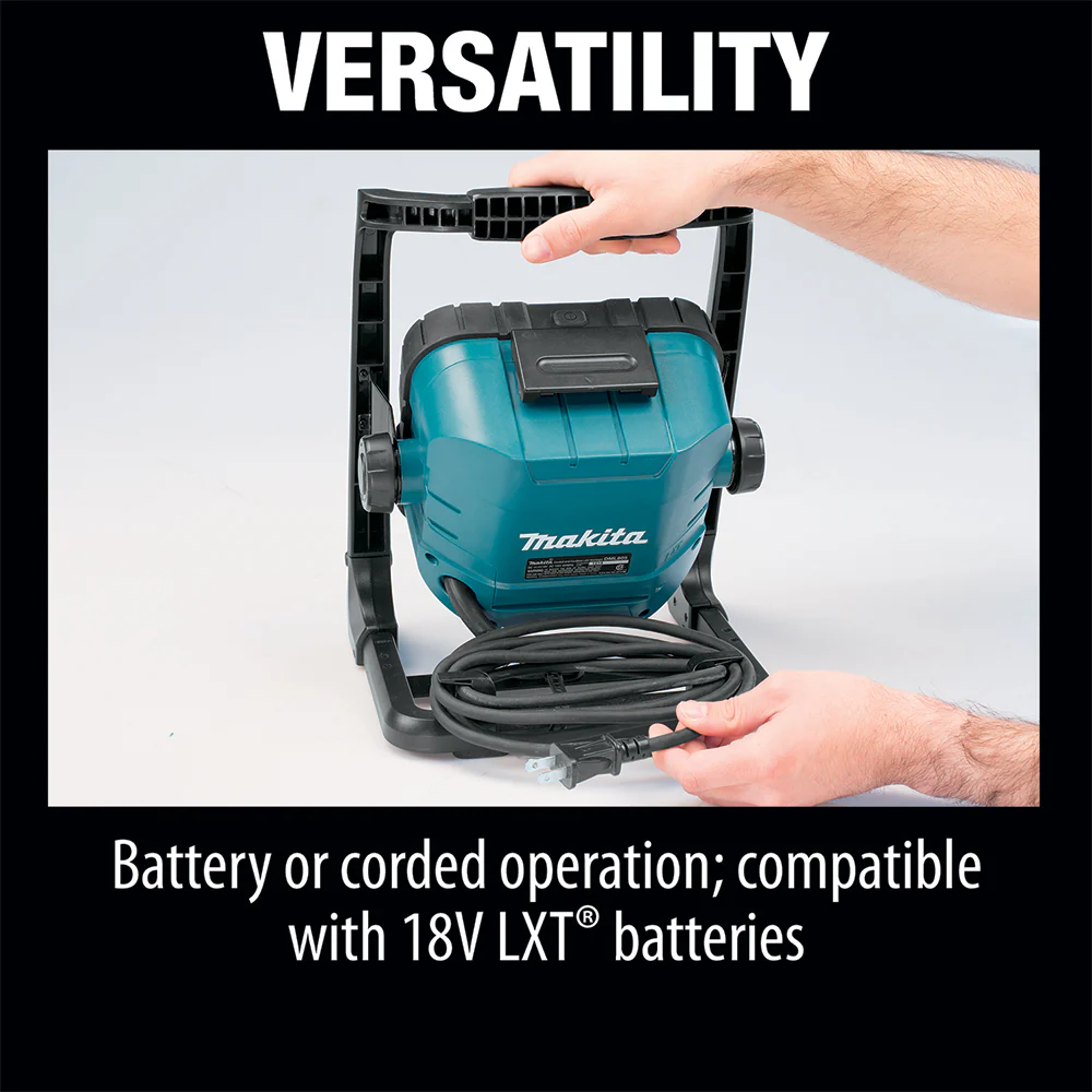 Makita 18V LXT Lithium-Ion Cordless/Corded 20 LED Work Light (Light Only) - Image 5