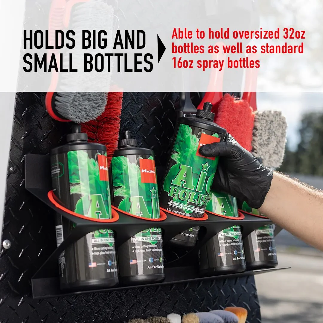 MaxShine Bottle Holder for 32oz Bottles, 5 Hole (M Logo) - Image 5
