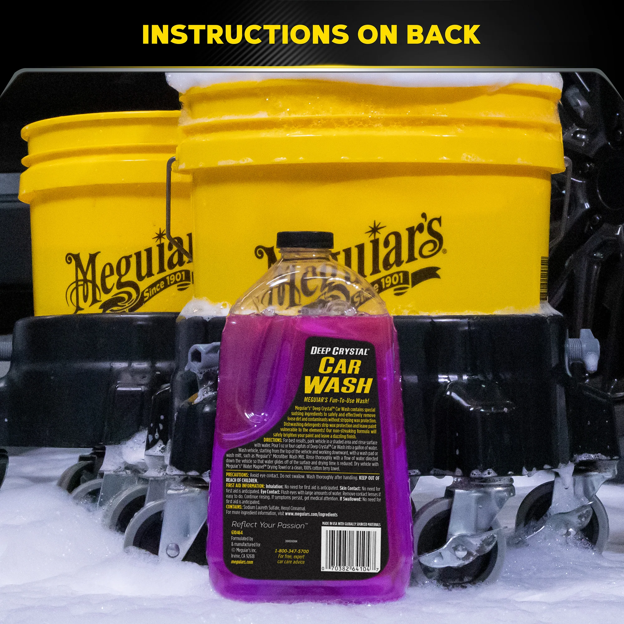 Meguiar's Deep Crystal Car Wash, G10464 - 64 oz. - Image 9