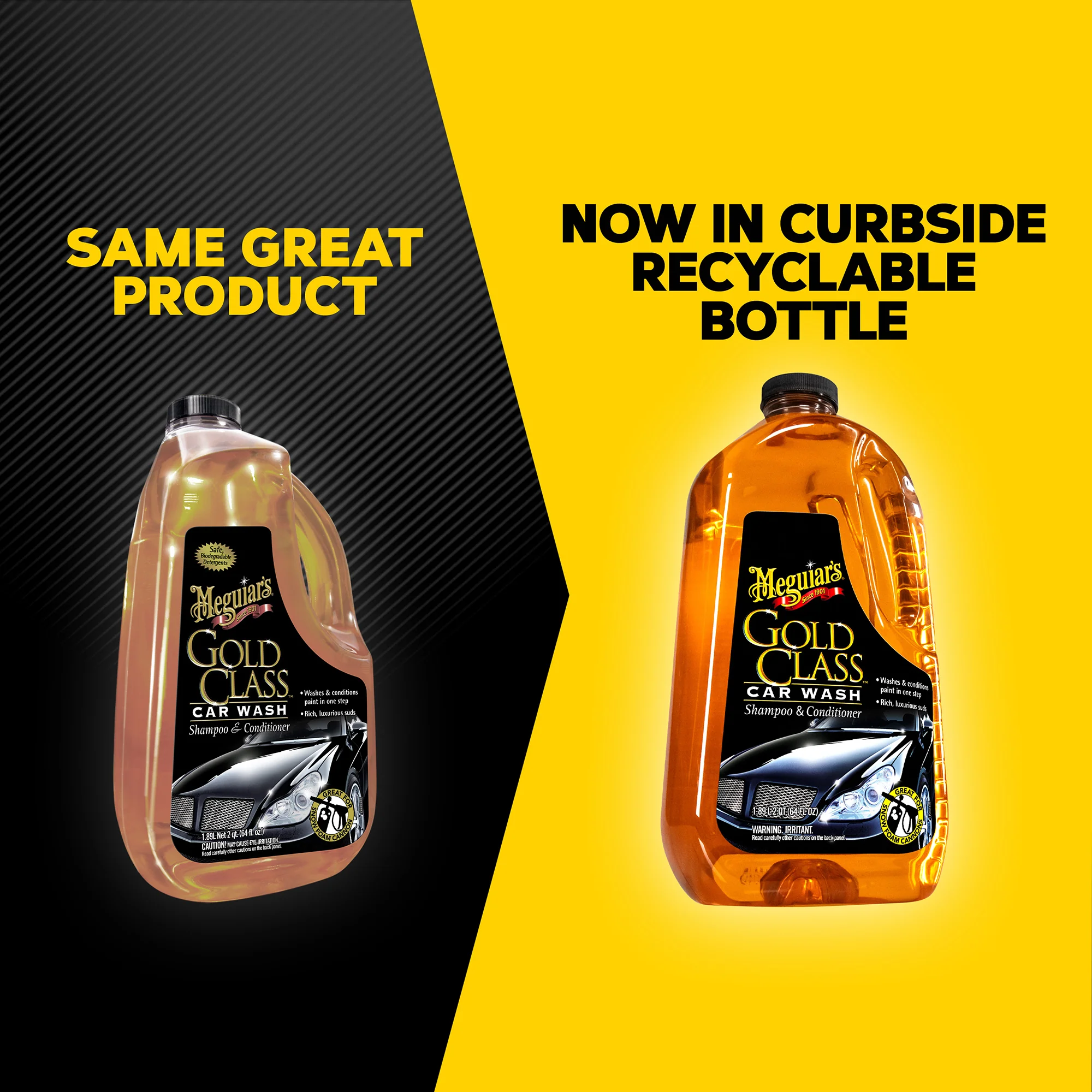 Meguiar's Gold Class Car Wash Shampoo & Conditioner, G7164 - 64 oz. - Image 3