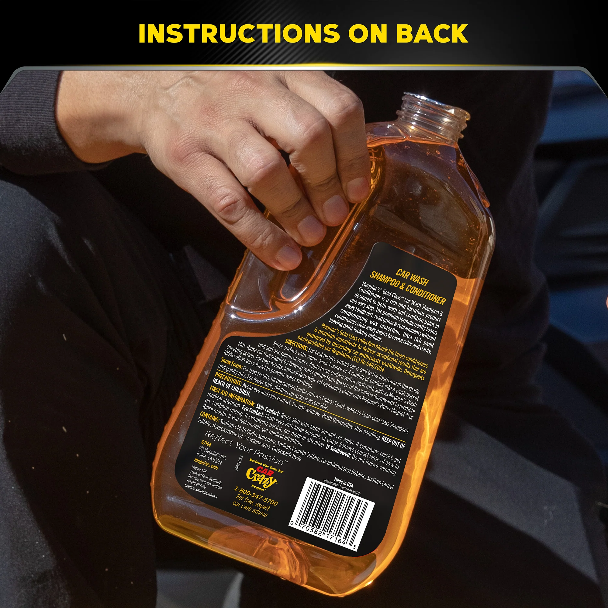 Meguiar's Gold Class Car Wash Shampoo & Conditioner, G7164 - 64 oz. - Image 9