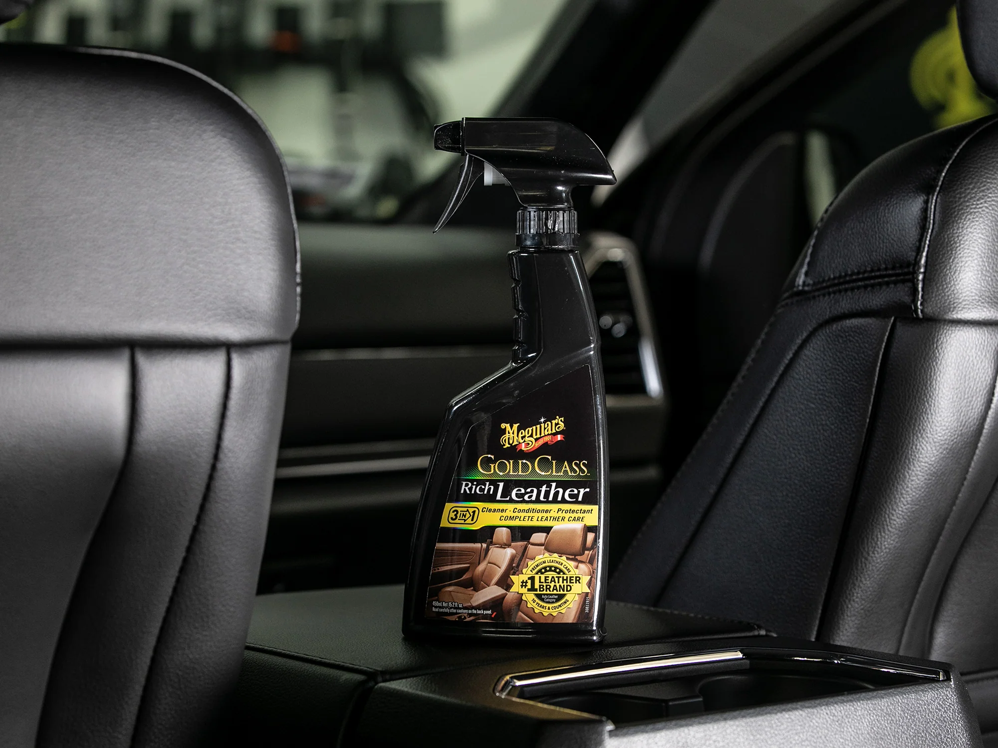 Meguiar's Gold Class Rich Leather 3-in-1: Cleaner, Conditioner, Protectant, G10916 - 16 oz. - Image 7