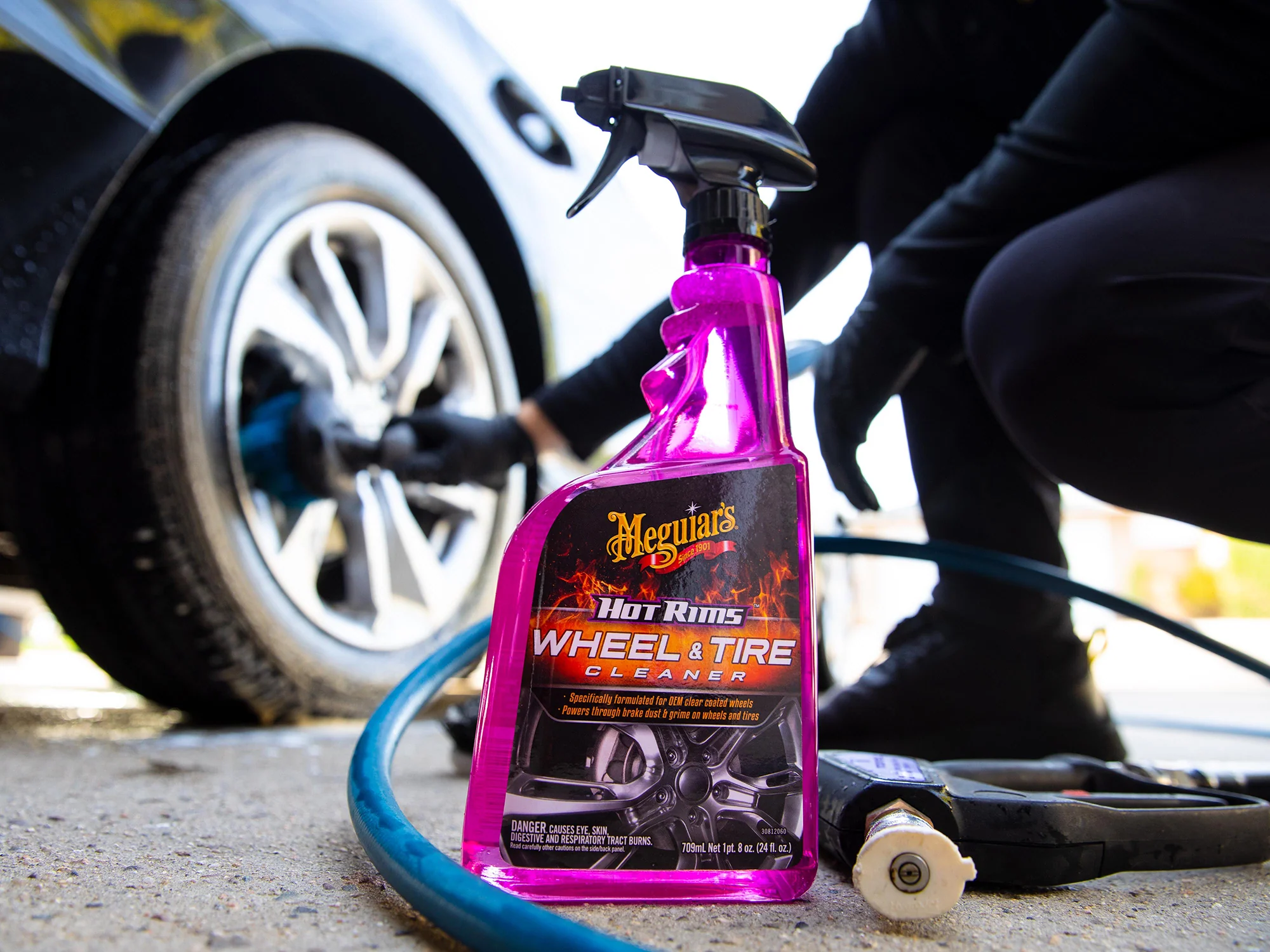 Meguiar's Hot Rims Wheel & Tire Cleaner - 24 oz. - Image 6