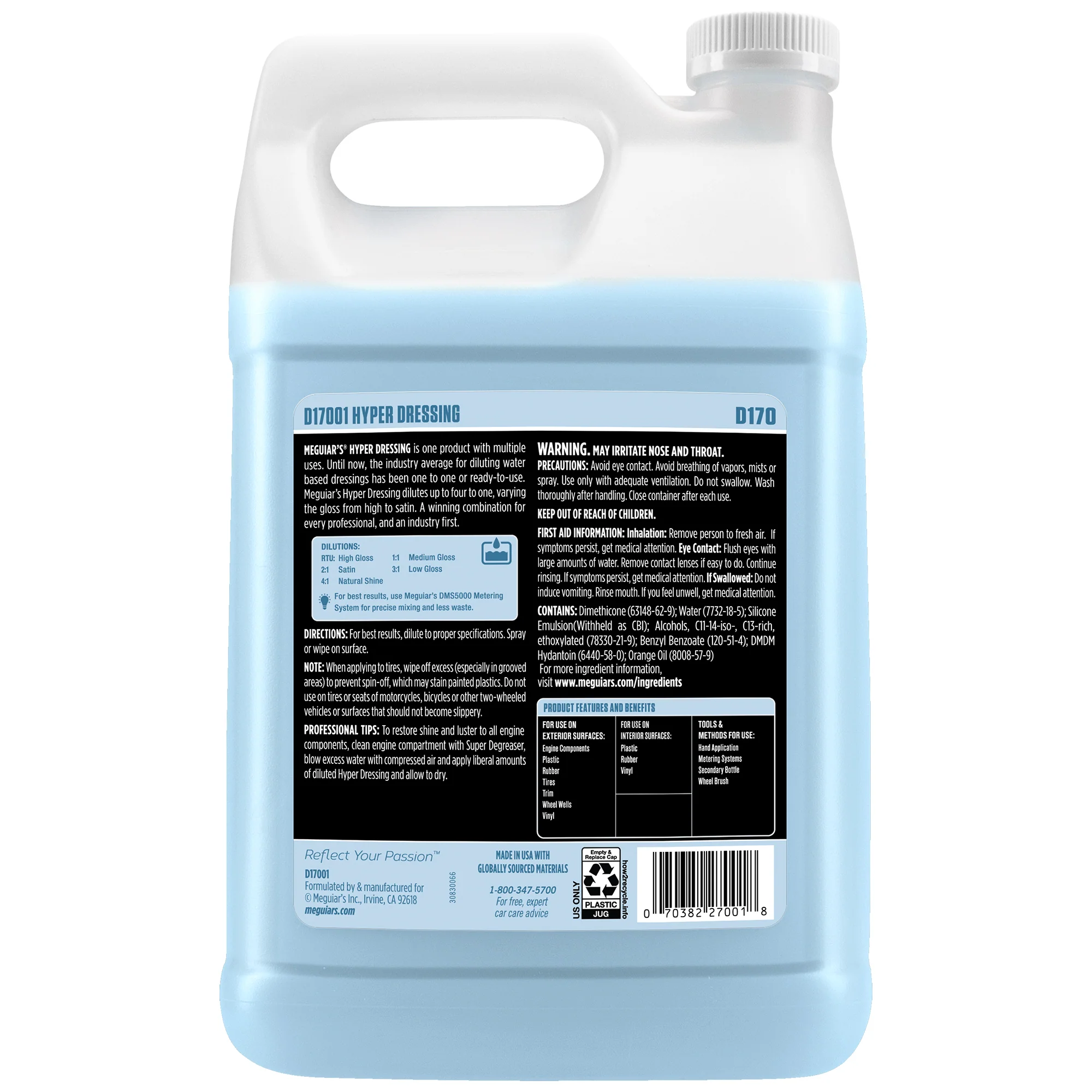 Meguiar's Hyper Dressing, D17001 - 1 gal. - Image 2