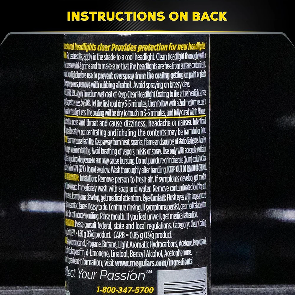 Meguiar's Keep Clear Headlight Coating, G17804 - 4 oz. - Image 7