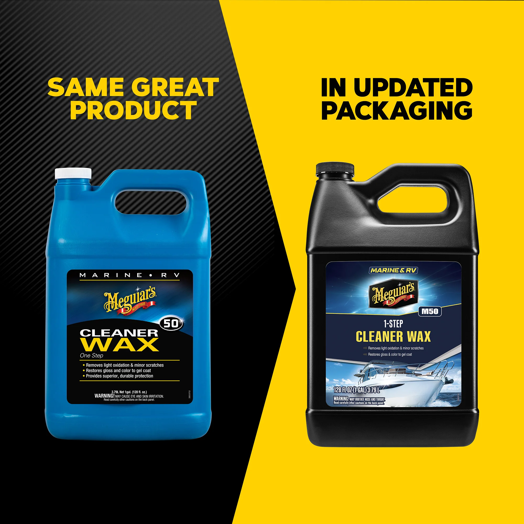 Meguiar's Marine/RV One Step Cleaner Wax #50, M5001 - 1 gal. - Image 3
