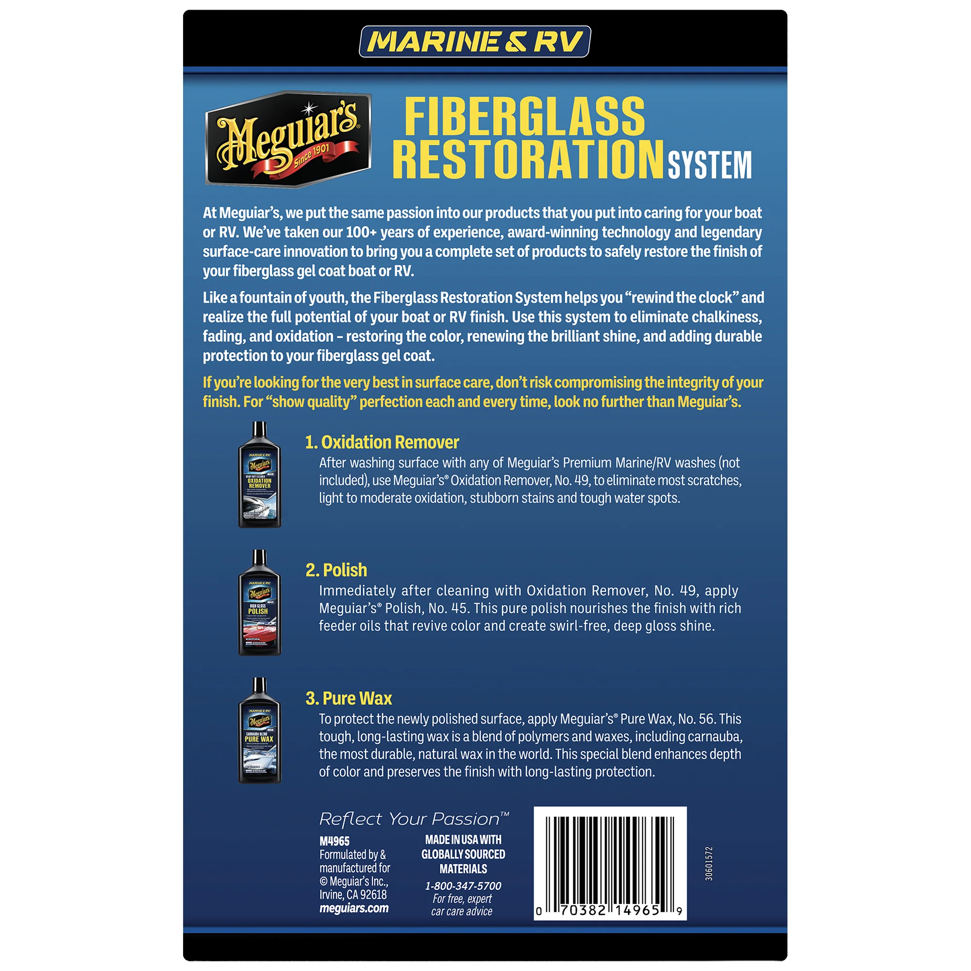 Meguiar's Marine/RV Fiberglass Restoration System, M4965 - Image 12