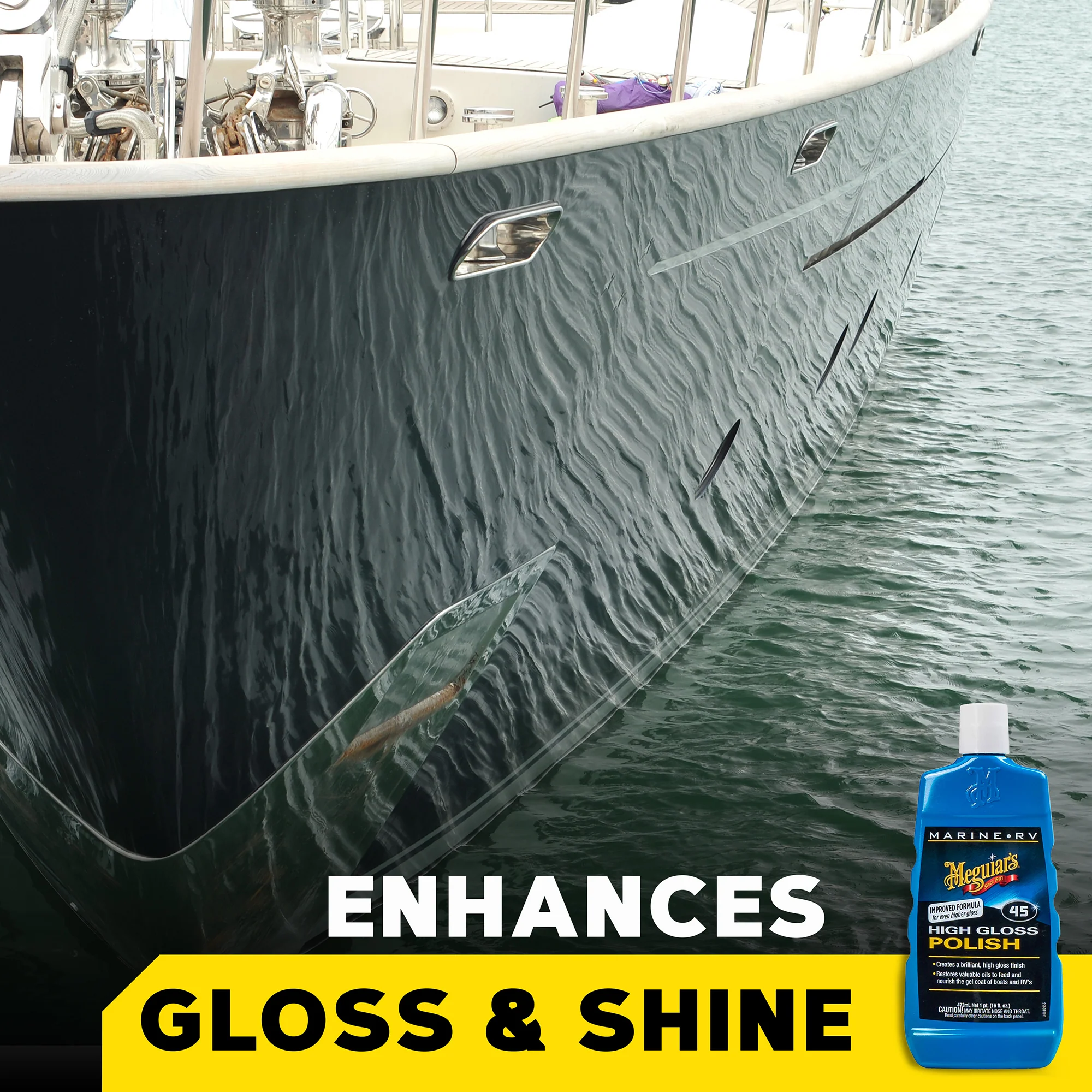 Meguiar's Marine/RV Polish & Gloss Enhancer #45, M4516 - 16 oz. - Image 3