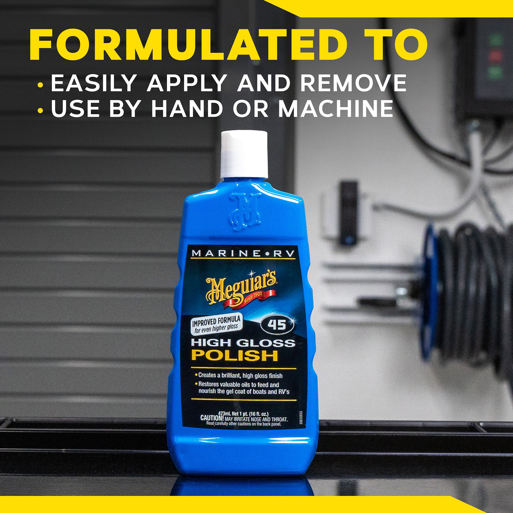Meguiar's Marine/RV Polish & Gloss Enhancer #45, M4516 - 16 oz. - Image 9