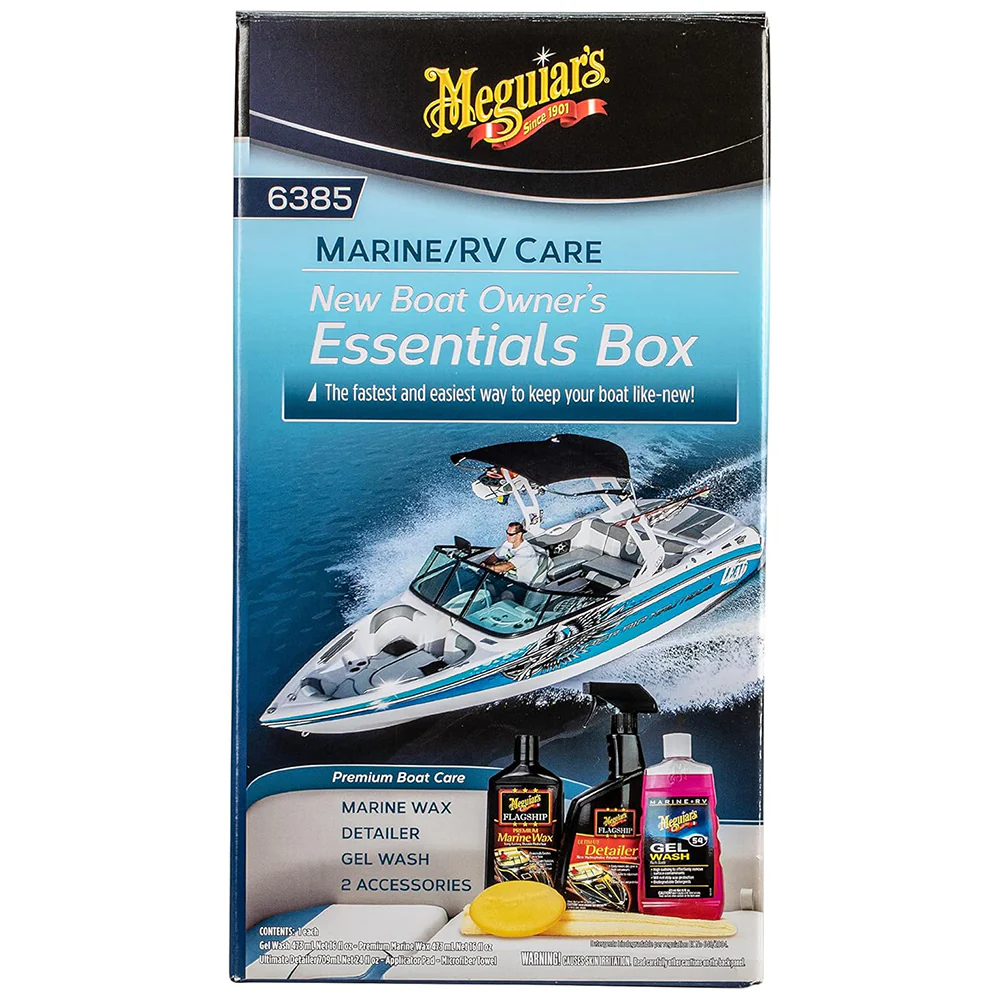 Meguiar's Marine/RV New Boat Owner's Essentials Box, M6385 - Image 10