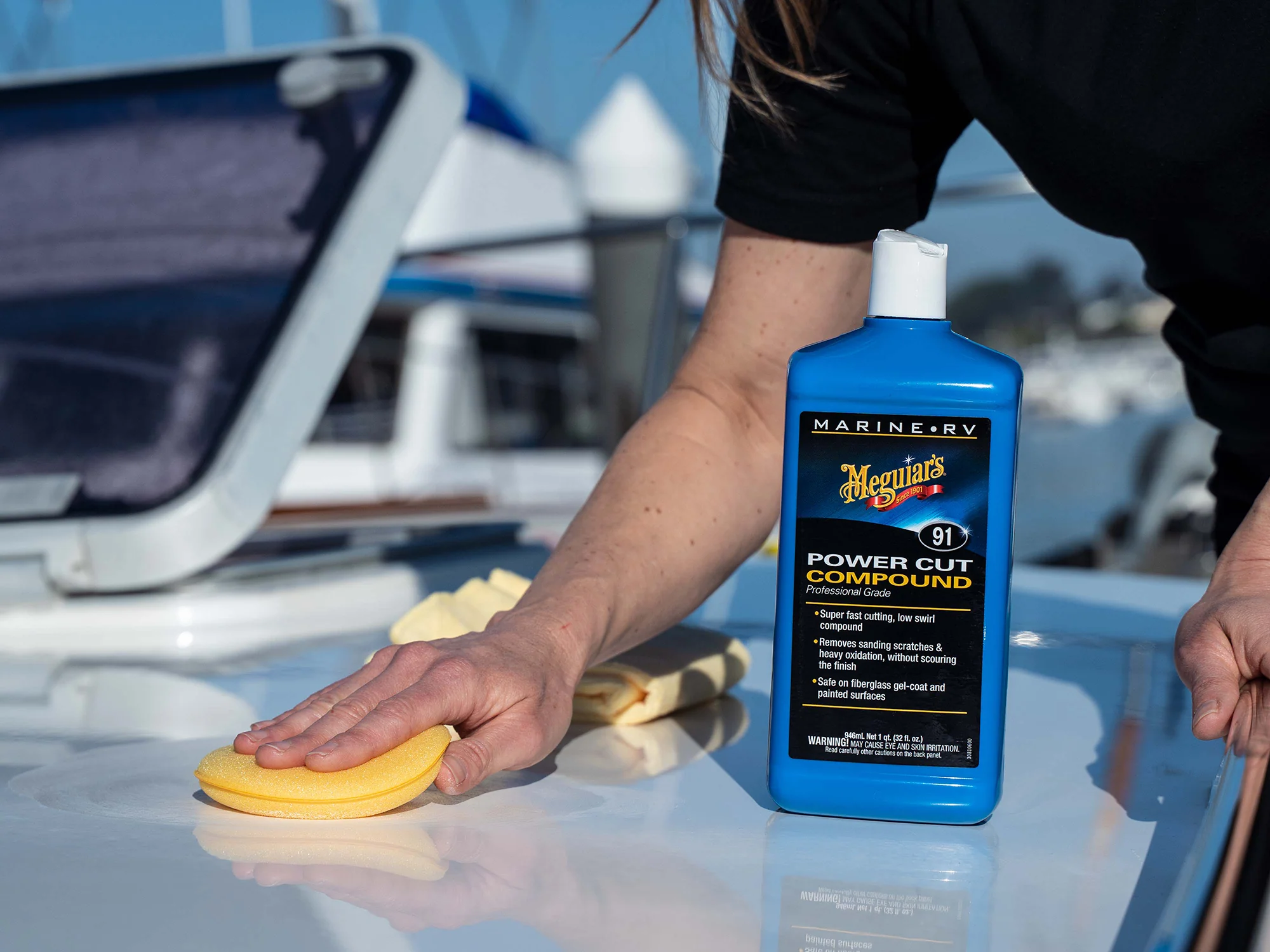 Meguiar's Marine/RV Professional Grade Power Compound #91, M9132 - 32 oz. - Image 5