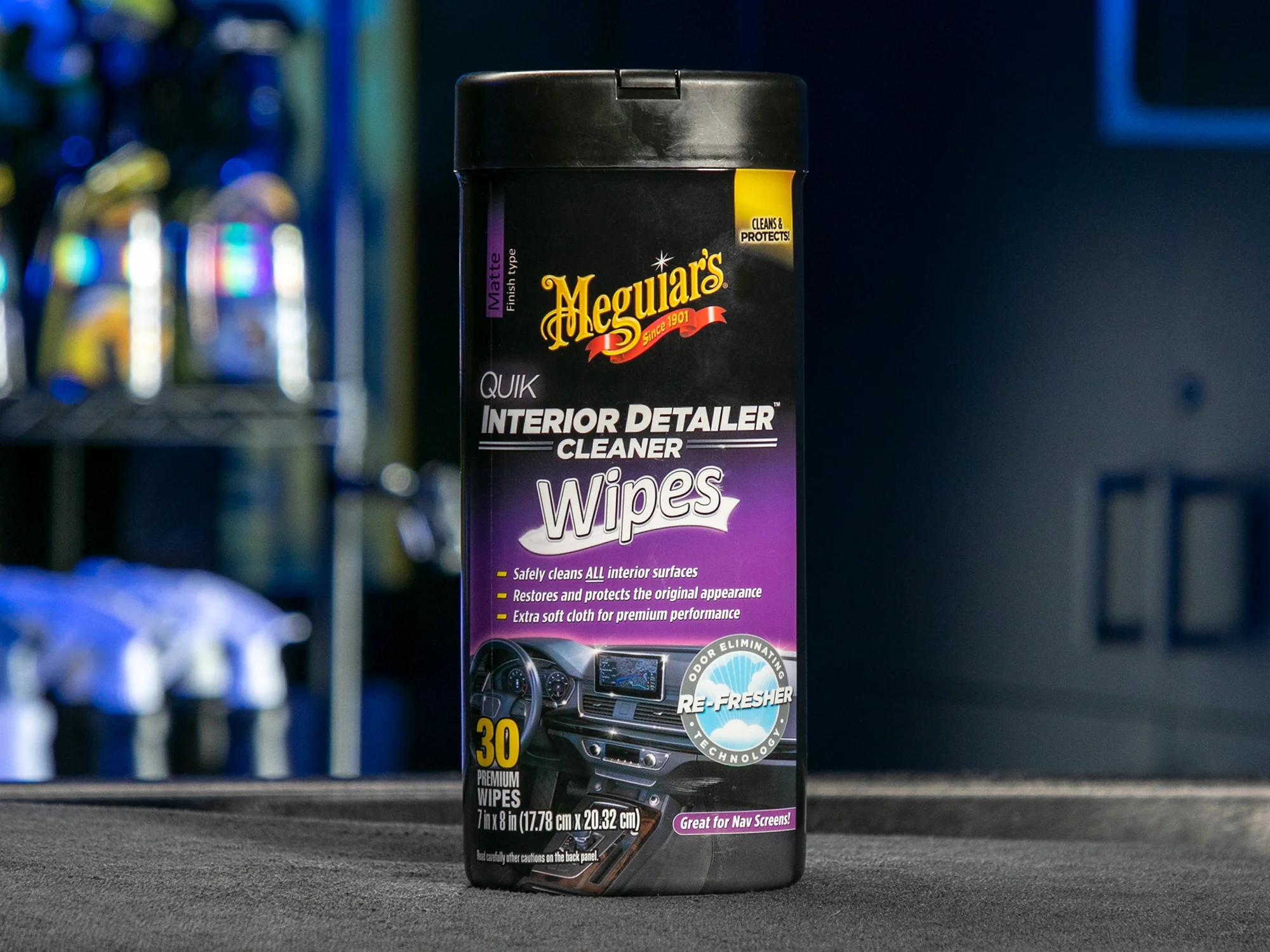 Meguiar's Quik Interior Detailer Wipes, G13600 - 30 Wipes - Image 8