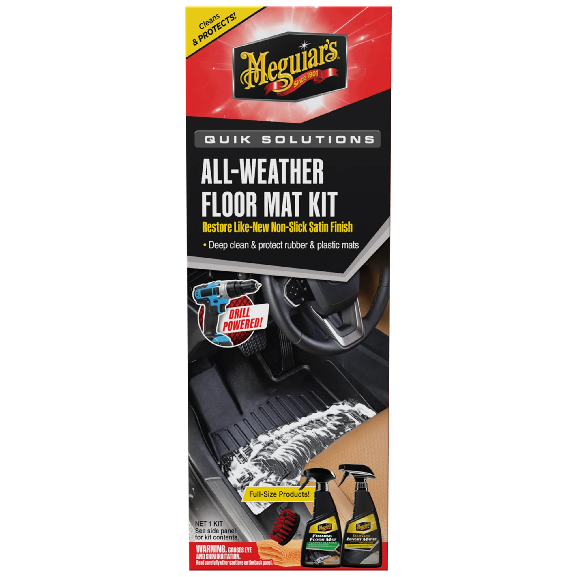 Meguiar's Quik Solutions All-Weather Floor Mat Kit - Image 3