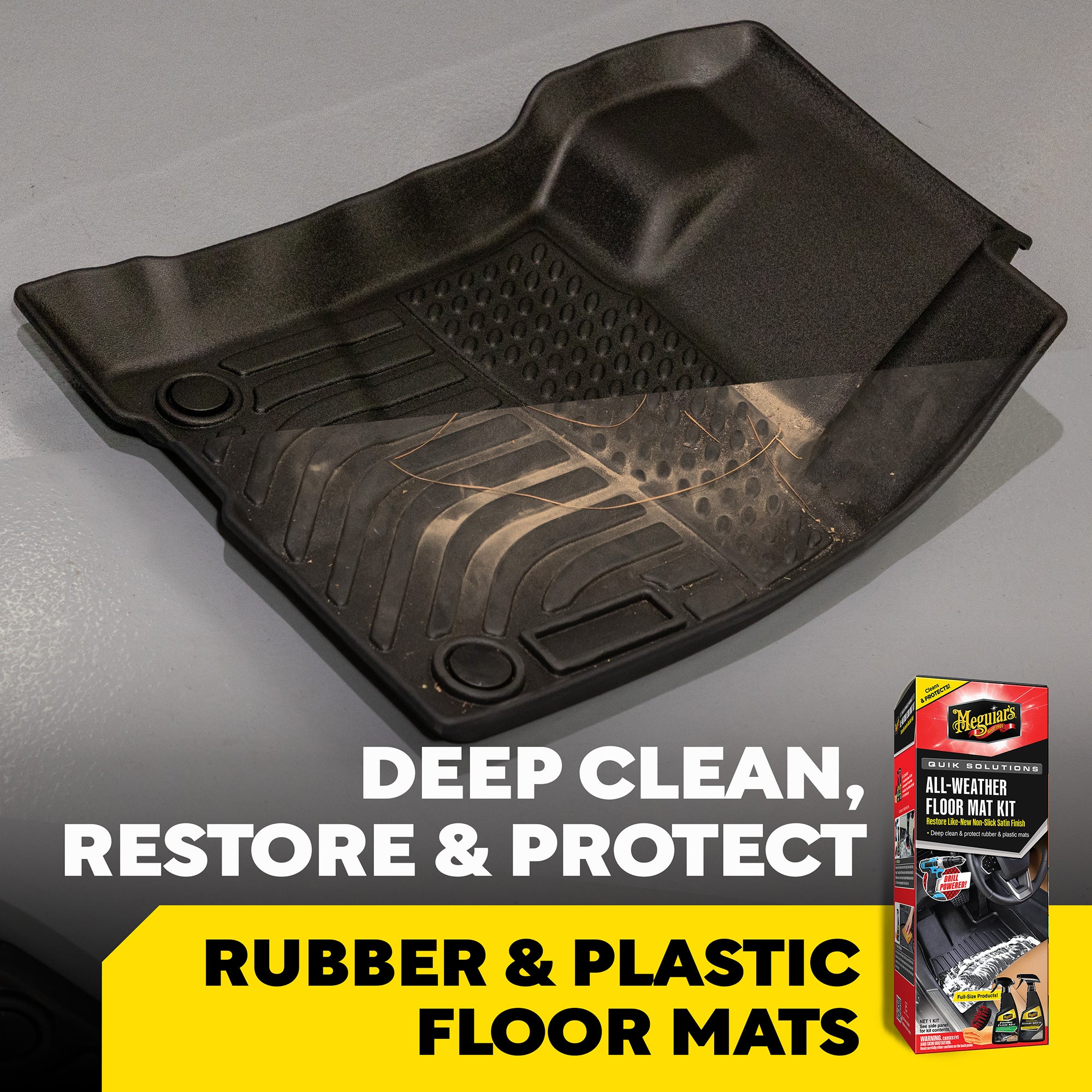 Meguiar's Quik Solutions All-Weather Floor Mat Kit - Image 5