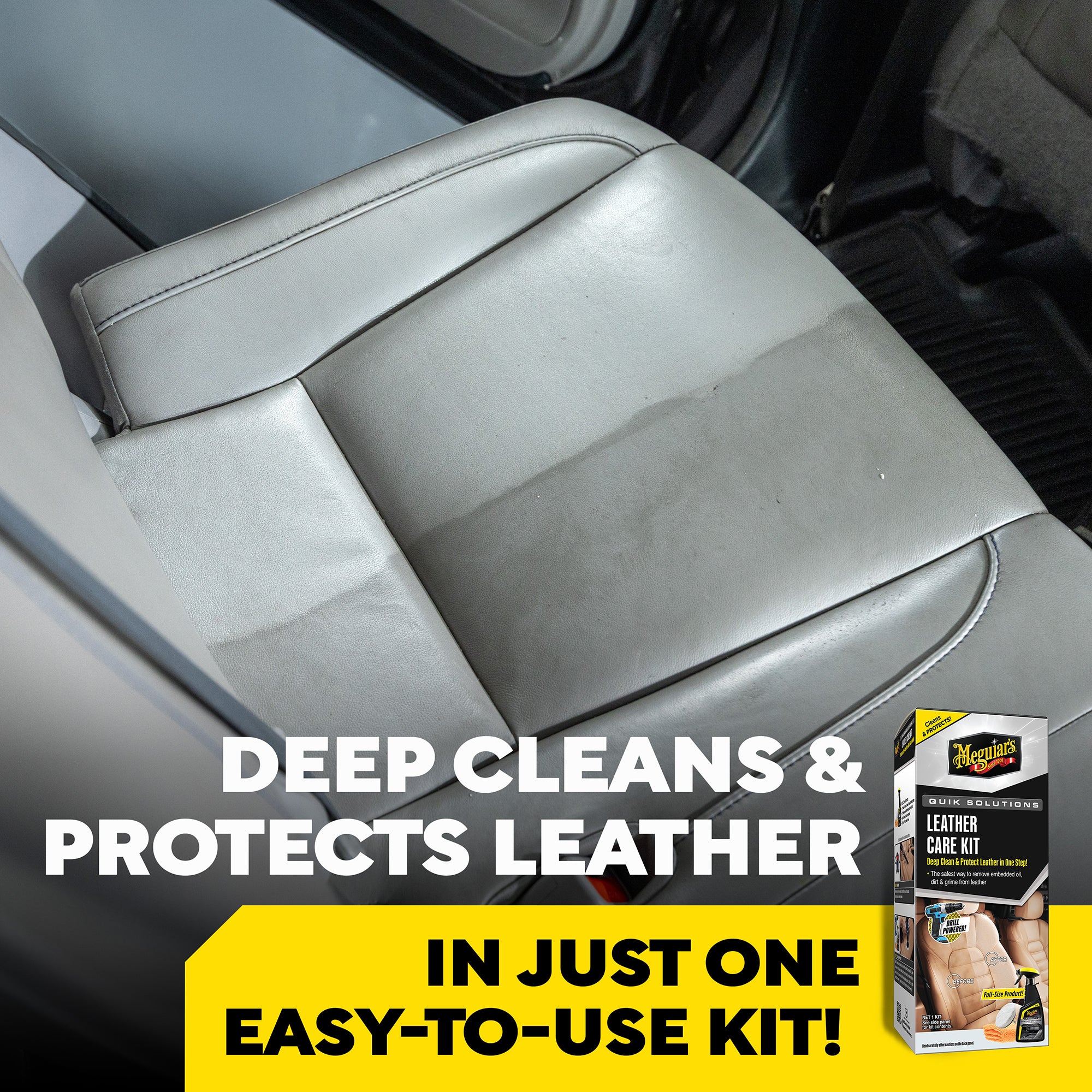 Meguiar's Quik Solutions Leather Care Kit - Image 5