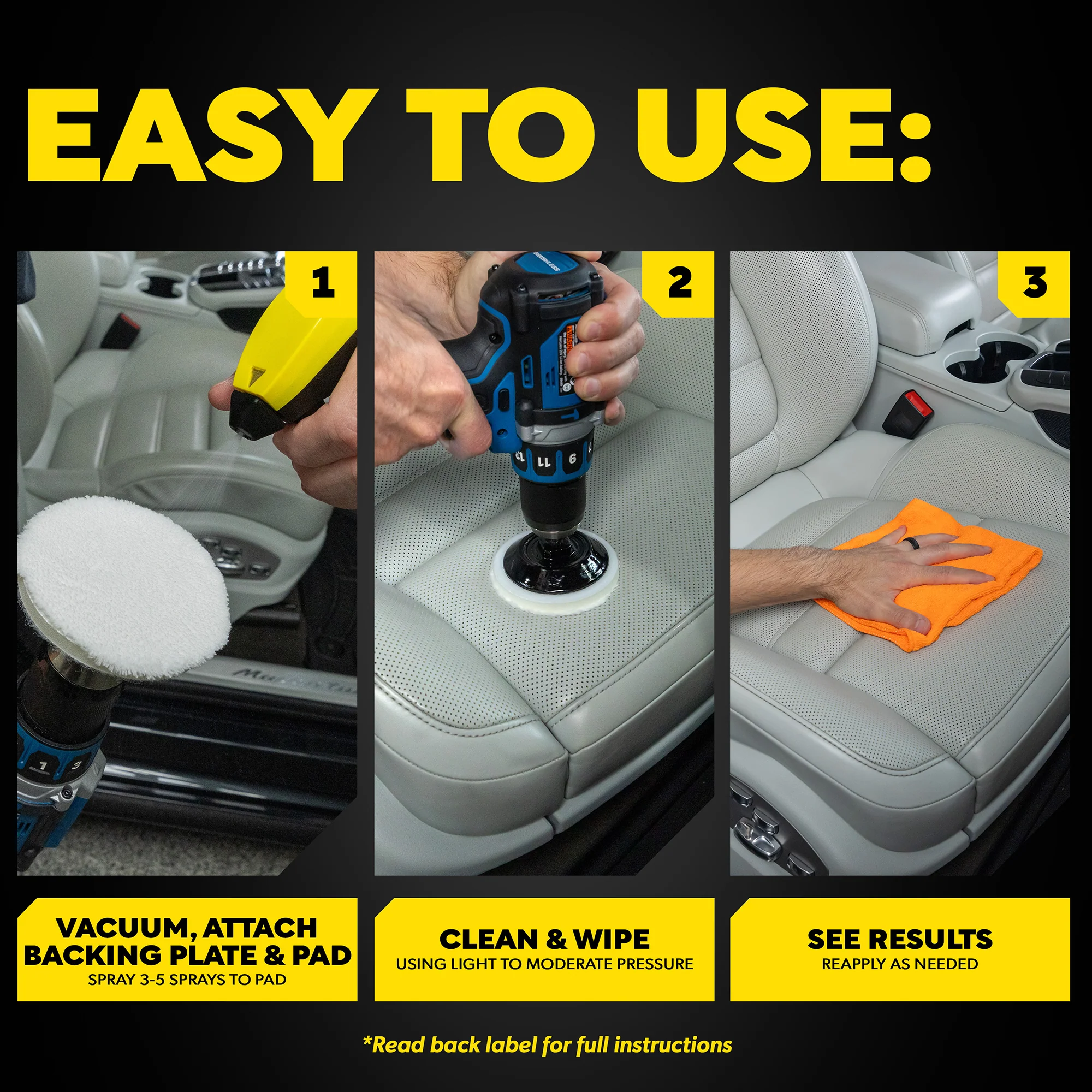 Meguiar's Quik Solutions Leather Care Kit - Image 9