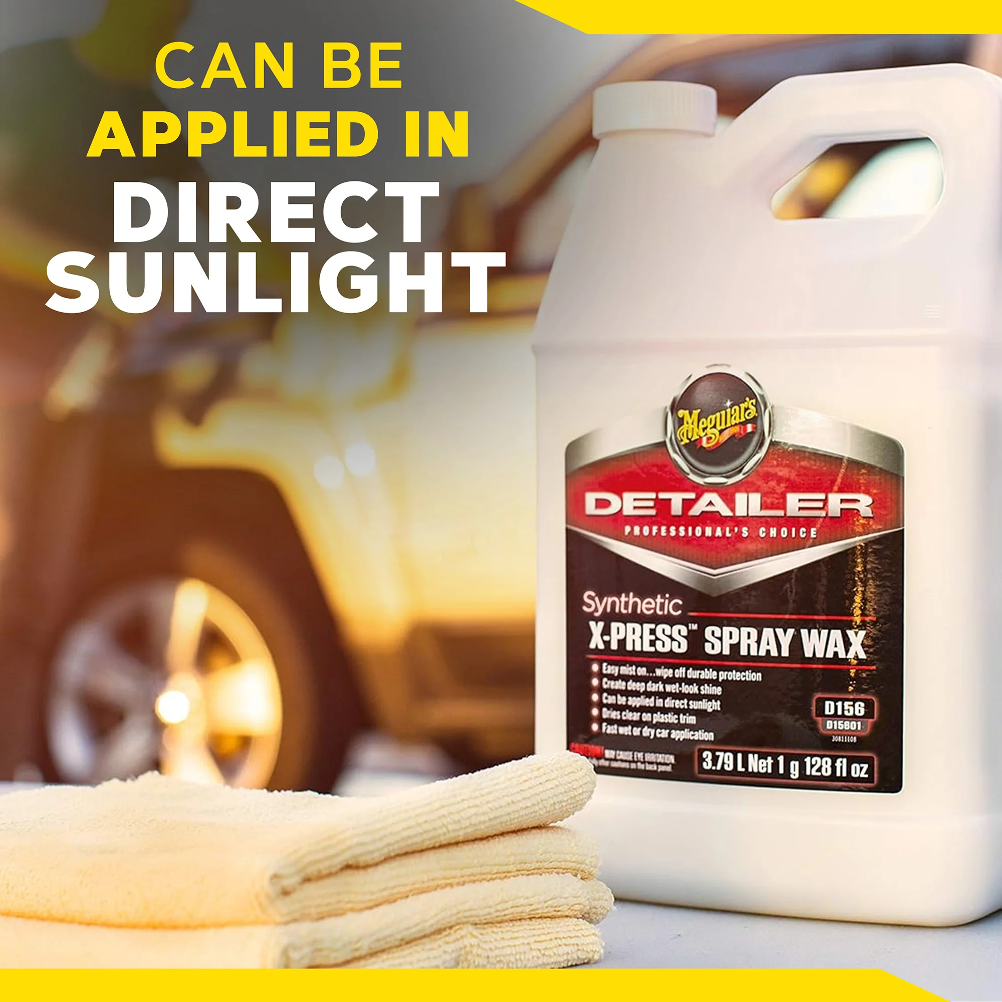 Meguiar's Synthetic X-Press Spray Wax, D15601 - 1 gal. - Image 3