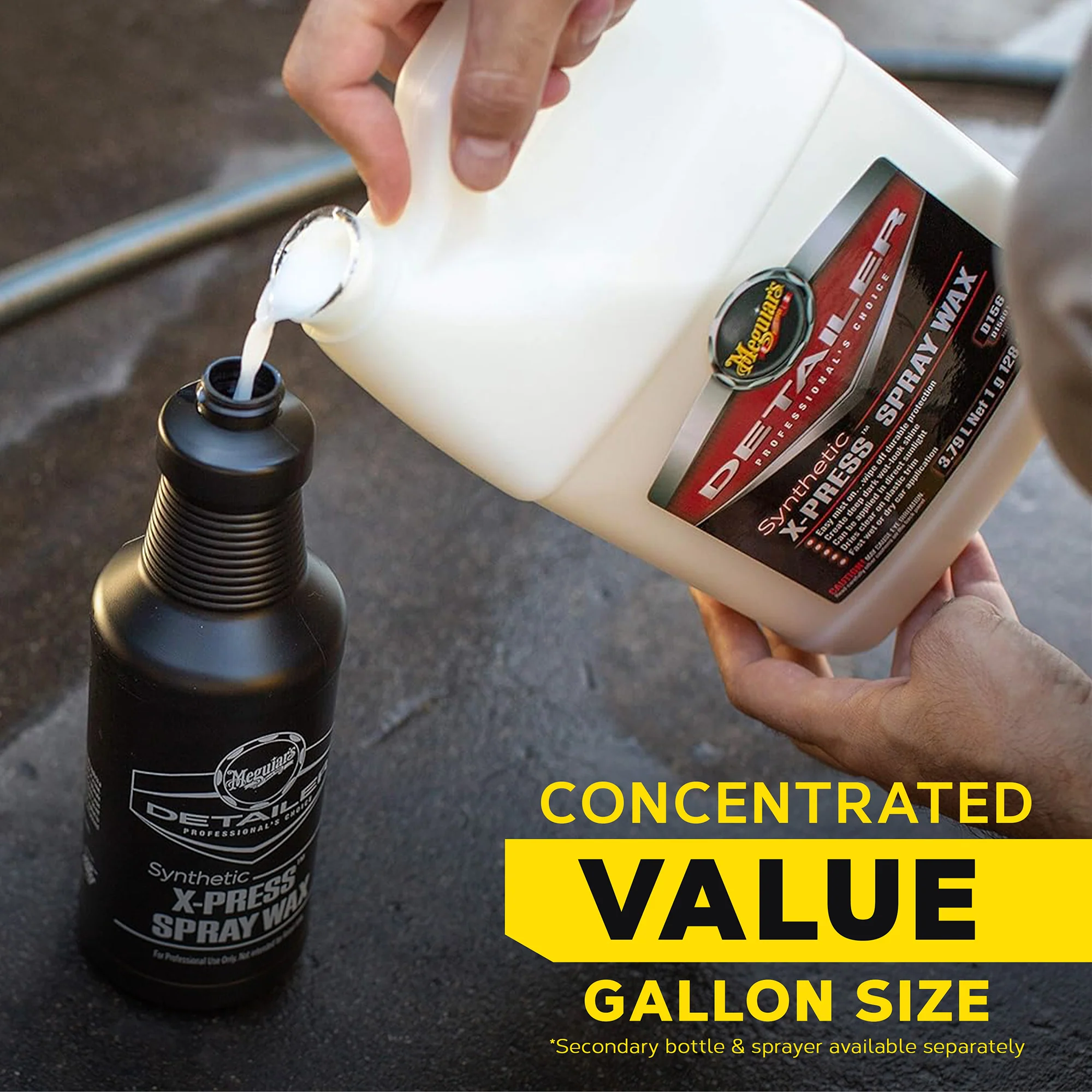 Meguiar's Synthetic X-Press Spray Wax, D15601 - 1 gal. - Image 8