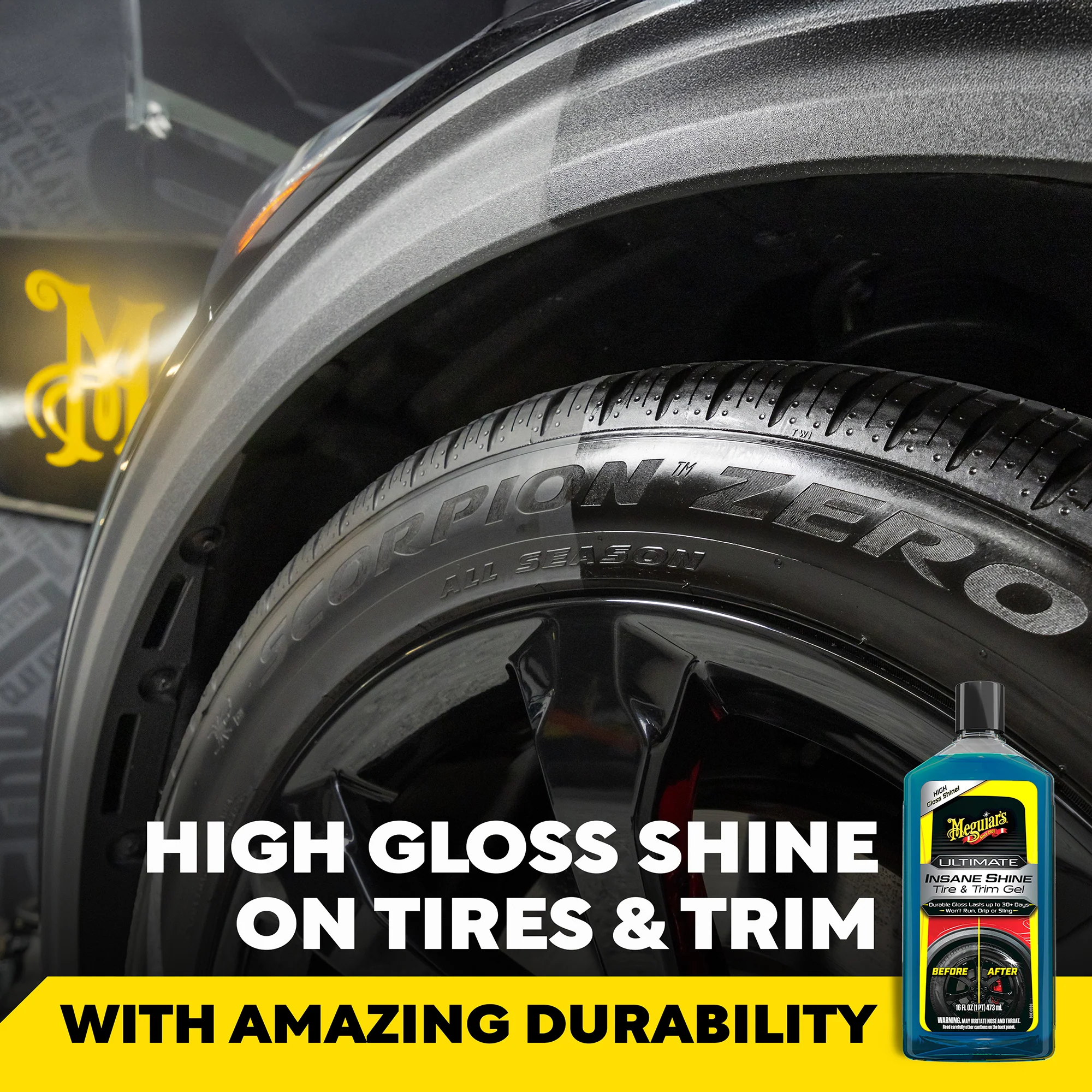 Meguiar's Ultimate Insane Shine Tire & Trim Gel - 16 oz. - Image 4