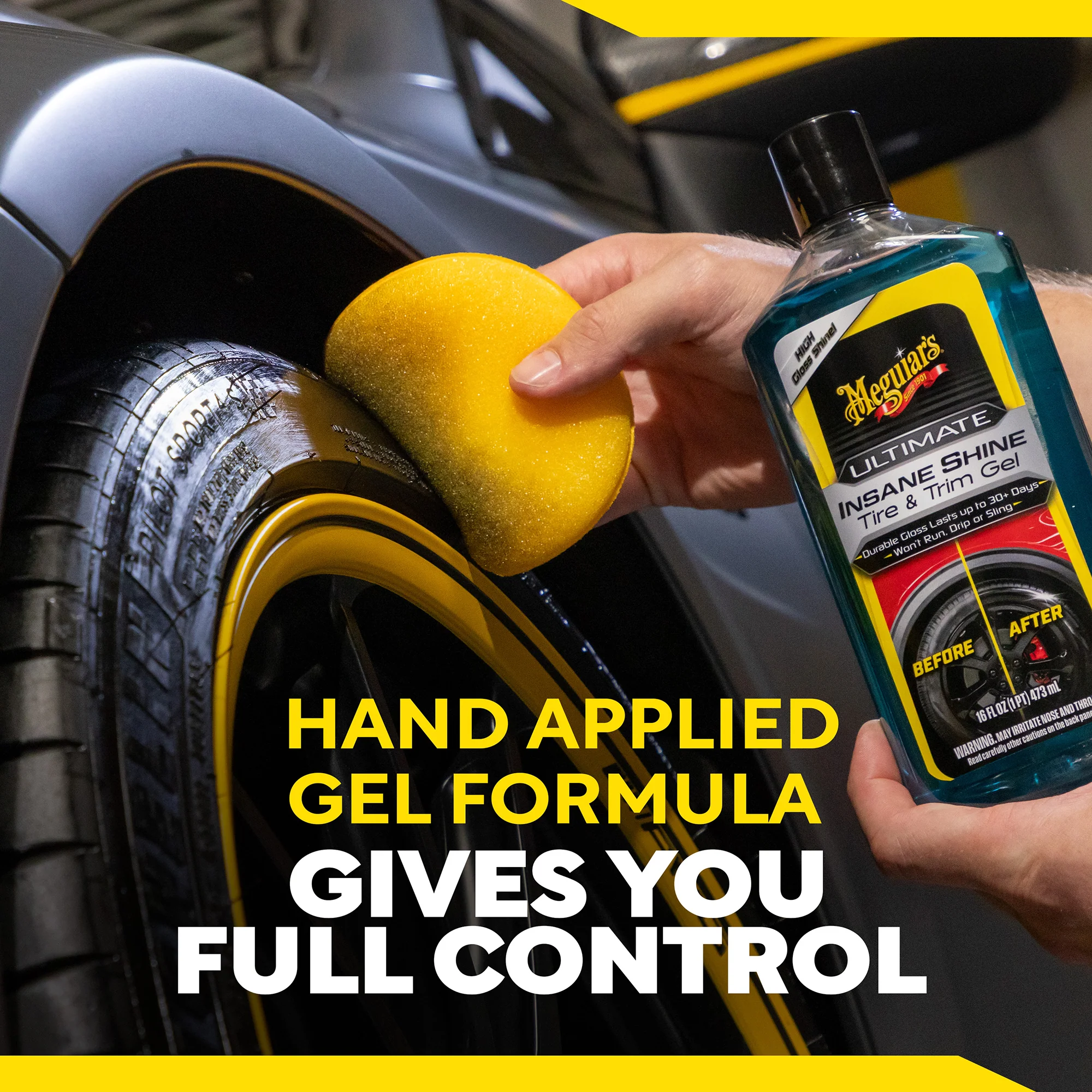 Meguiar's Ultimate Insane Shine Tire & Trim Gel - 16 oz. - Image 9