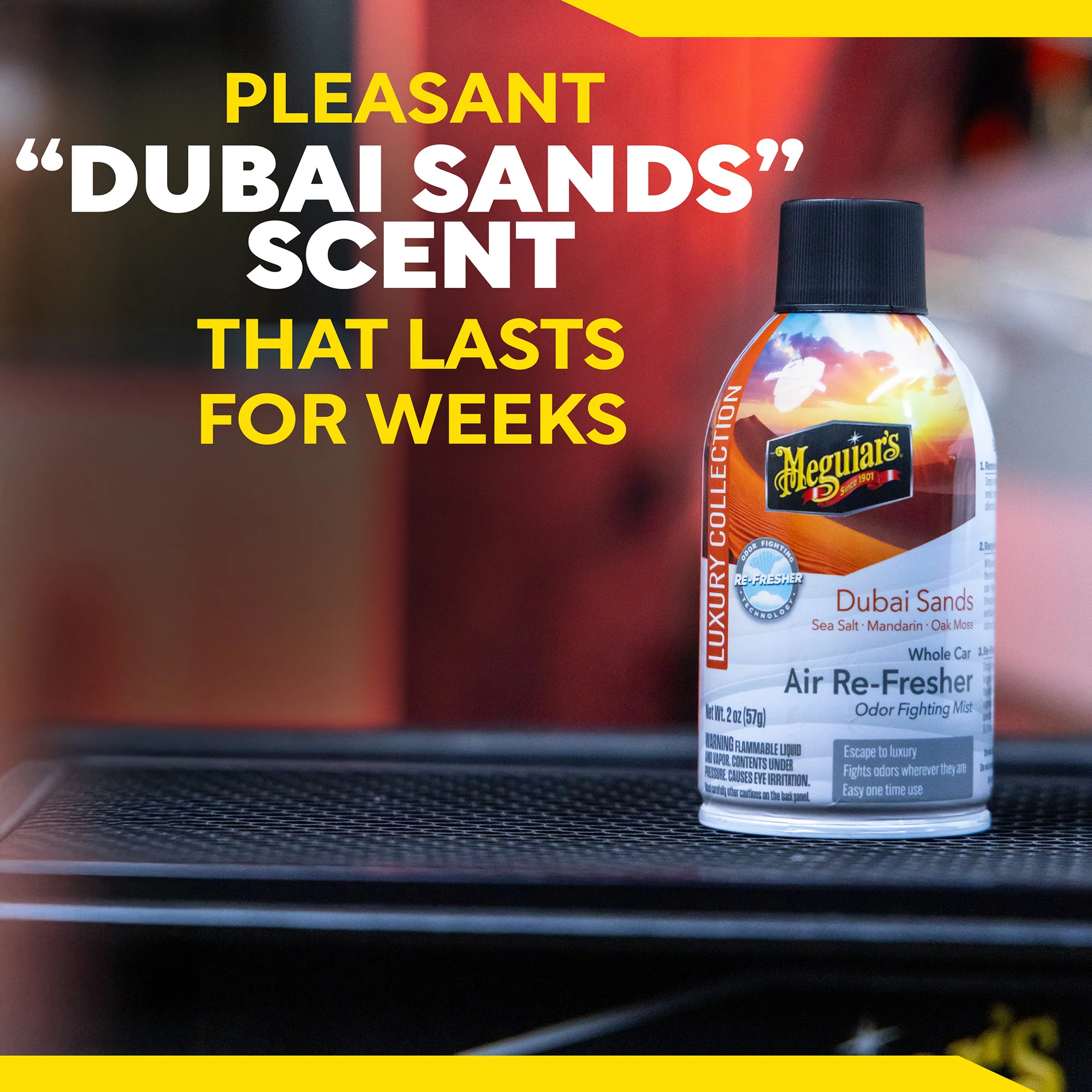 Meguiar's Whole Car Air Refresher Odor Eliminator - Dubai Sands Scent - Image 3